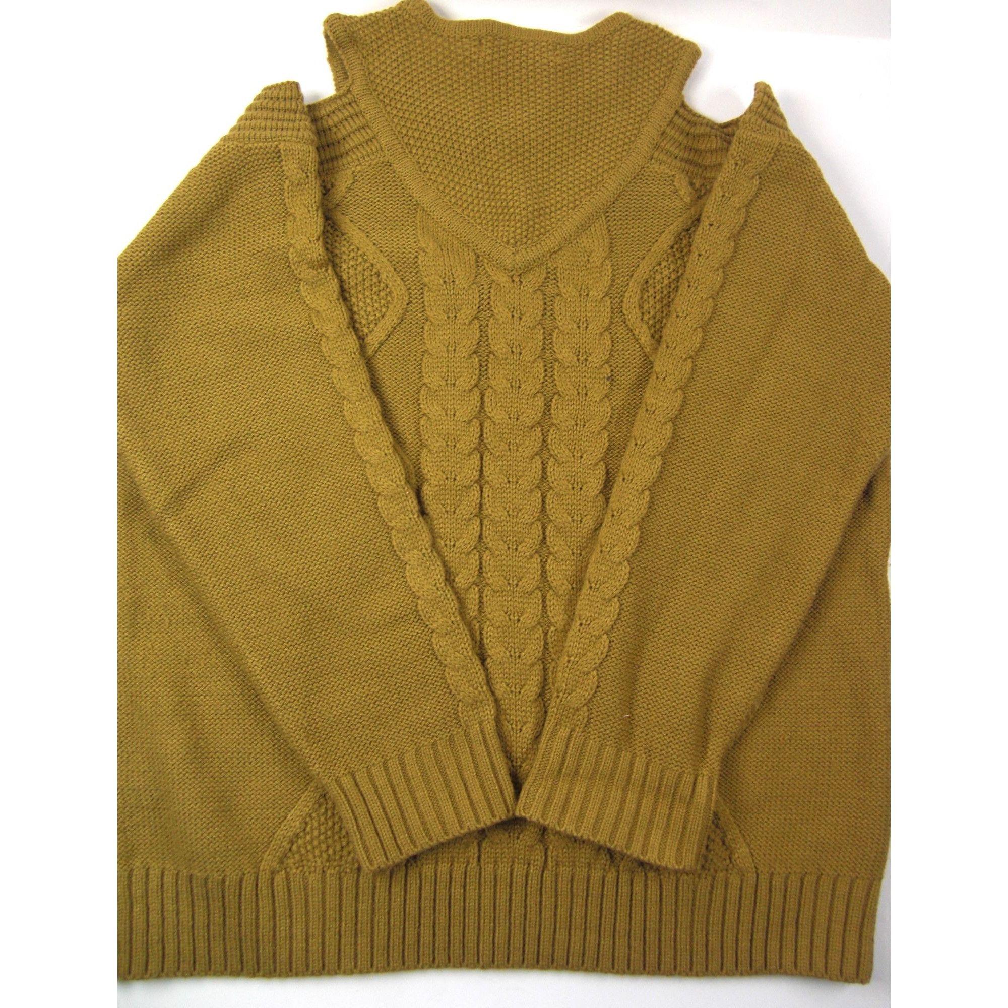 Other ONE OF A KIND 100% Acrylic Women's Brown SWEATER SZ LARGE N Size L / US 10 / IT 46 - 4 Thumbnail