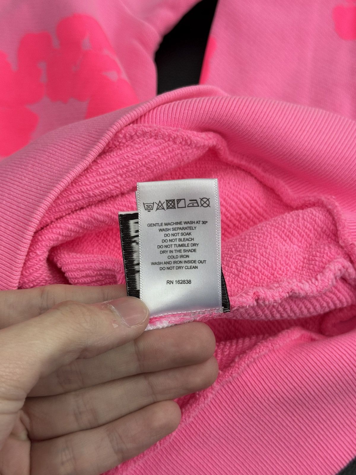 DENIM TEARS Denim Tears Pink 2025 Cotton Wreath Hoodie L (NEW) Size US L / EU 52-54 / 3 - 10 Thumbnail