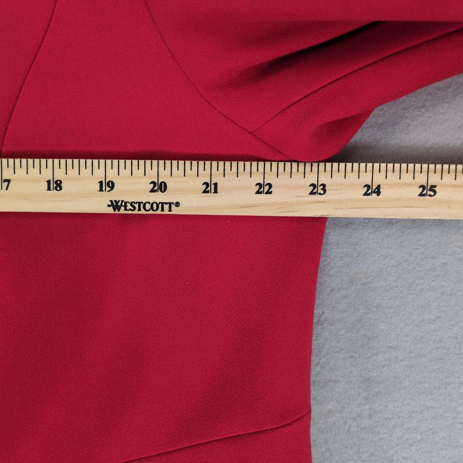 Other Fuchs Schmitt Red Pea Coat Jacket Women's US 14 Lined Button Size XL / US 12-14 / IT 48-50 - 4 Thumbnail