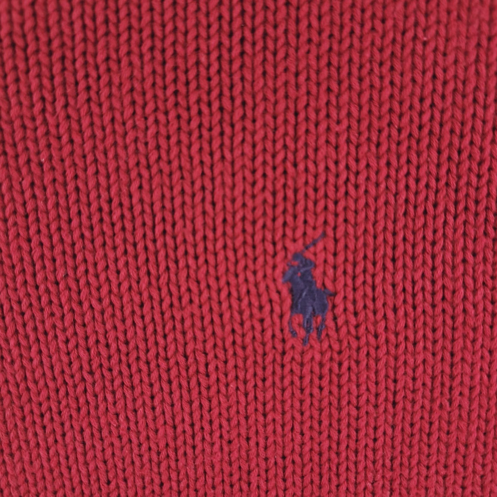 Polo Ralph Lauren Polo Ralph Lauren Sweater Mens XL red Knit V Neck BOXY SHORT FIT Size US XL / EU 56 / 4 - 2 Thumbnail