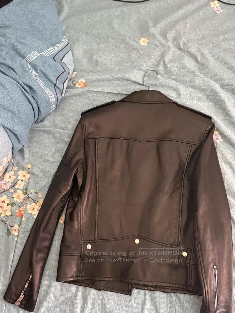 Saint Laurent Paris Saint Laurent Paris Motorcycle Leather Jacket Size US M / EU 48-50 / 2 - 9 Thumbnail