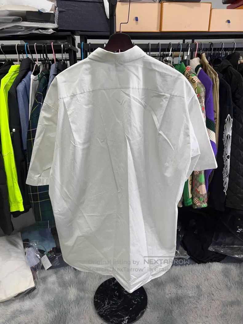 Balenciaga Balenciaga size 40 Embroidered Wave Shirt Size US M / EU 48-50 / 2 - 2 Thumbnail