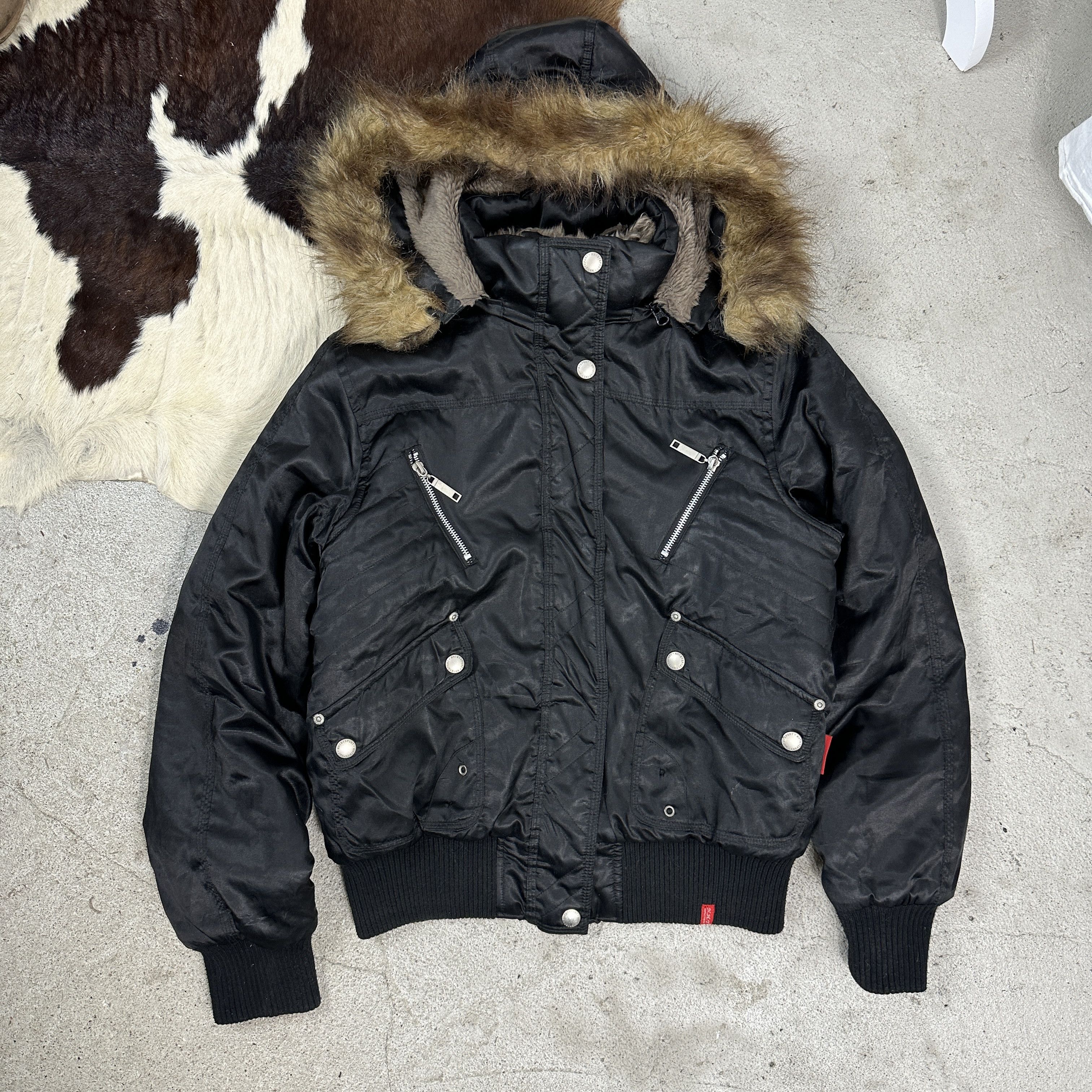 Vintage Vintage Y2K Bomber Jacket Size M / US 6-8 / IT 42-44 - 2 Thumbnail