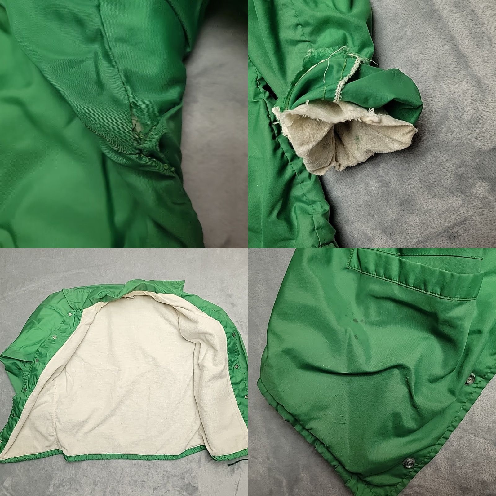 Vintage VTG Air Force Communications Service Coaches Jacket Mens M Green Made In USA Size US M / EU 48-50 / 2 - 8 Thumbnail