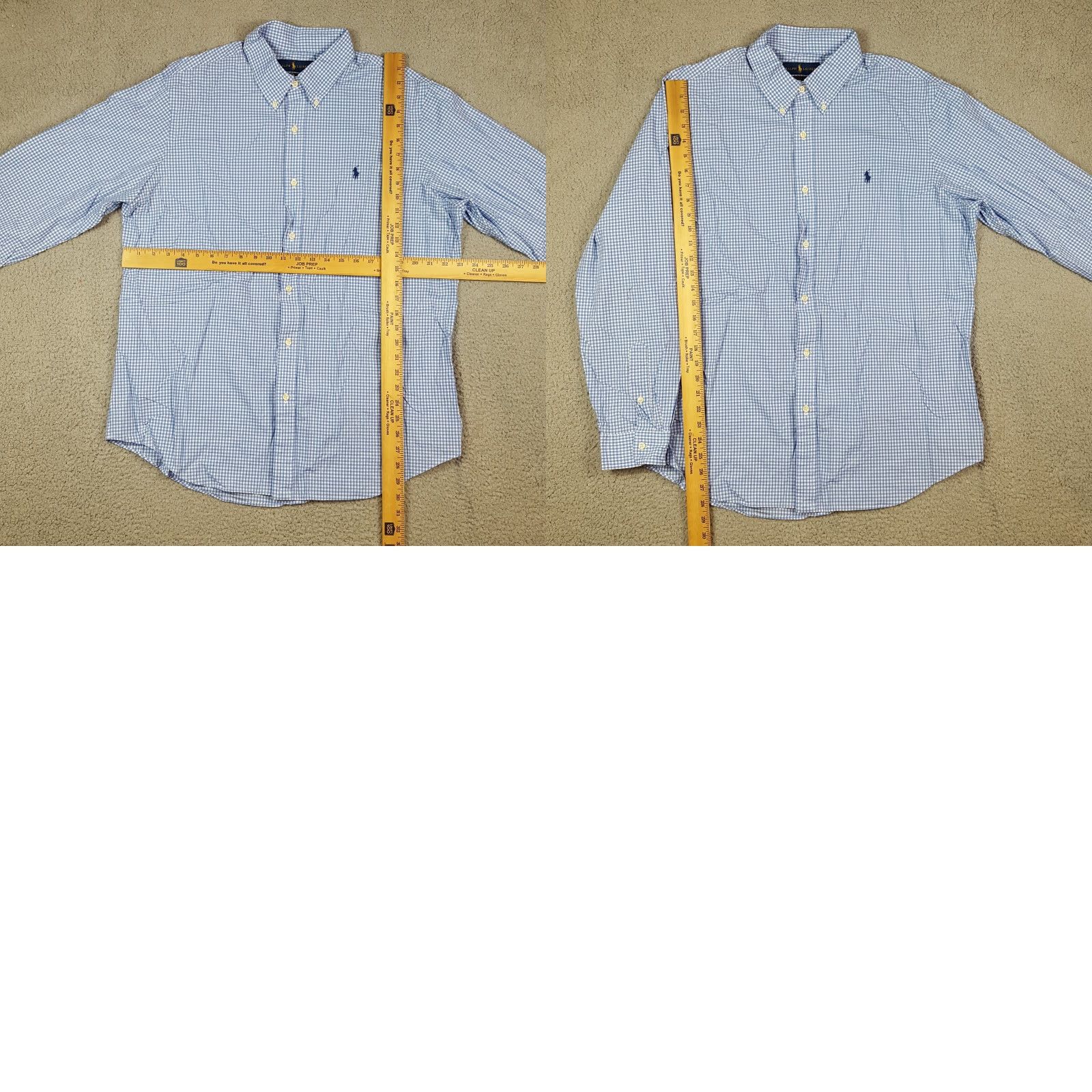 Ralph Lauren VINTAGE Ralph Lauren Men’s Button-Down Shirt XL Blue Plaid Collared Gingham 90s Workwear Casual Dress Size US XL / EU 56 / 4 - 8 Thumbnail