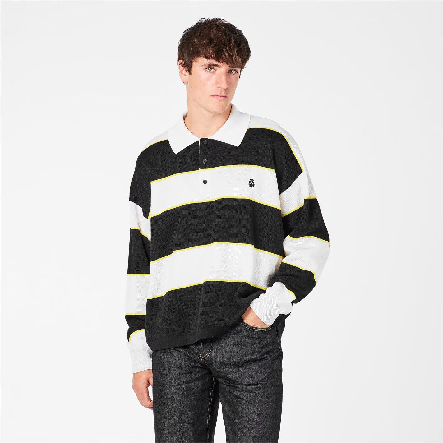 Alexander McQueen o1g2r1mq0326 Rugby Contrasting Collar Polo Shirt Multicolor Size US L / EU 52-54 / 3 - 3 Thumbnail