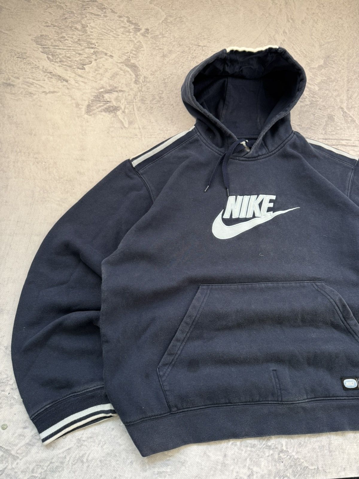 Nike × Vintage NIKE VINTAGE CENTER LOGO OVERSIZE BOXY HOODIE Size US L / EU 52-54 / 3 - 2 Thumbnail