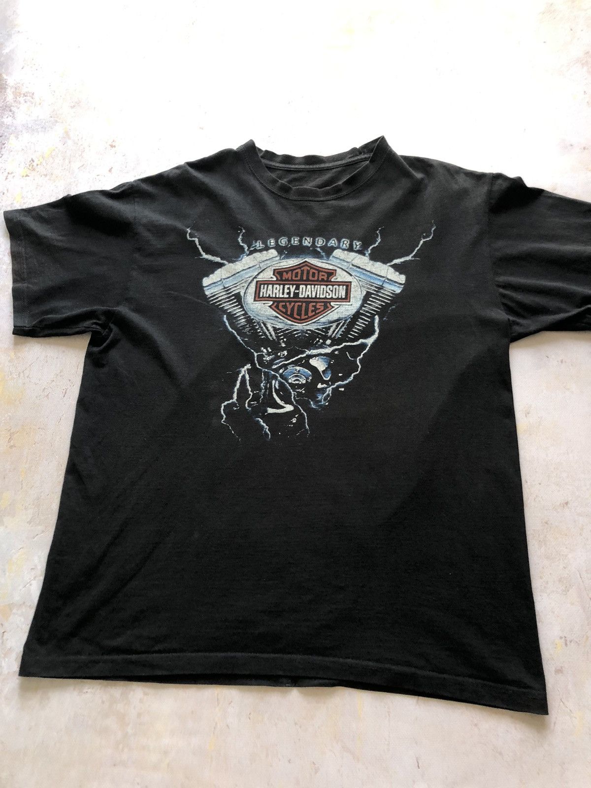 Vintage Vintage Harley Davidson t-shirt 90s y2k Size US L / EU 52-54 / 3 - 2 Thumbnail