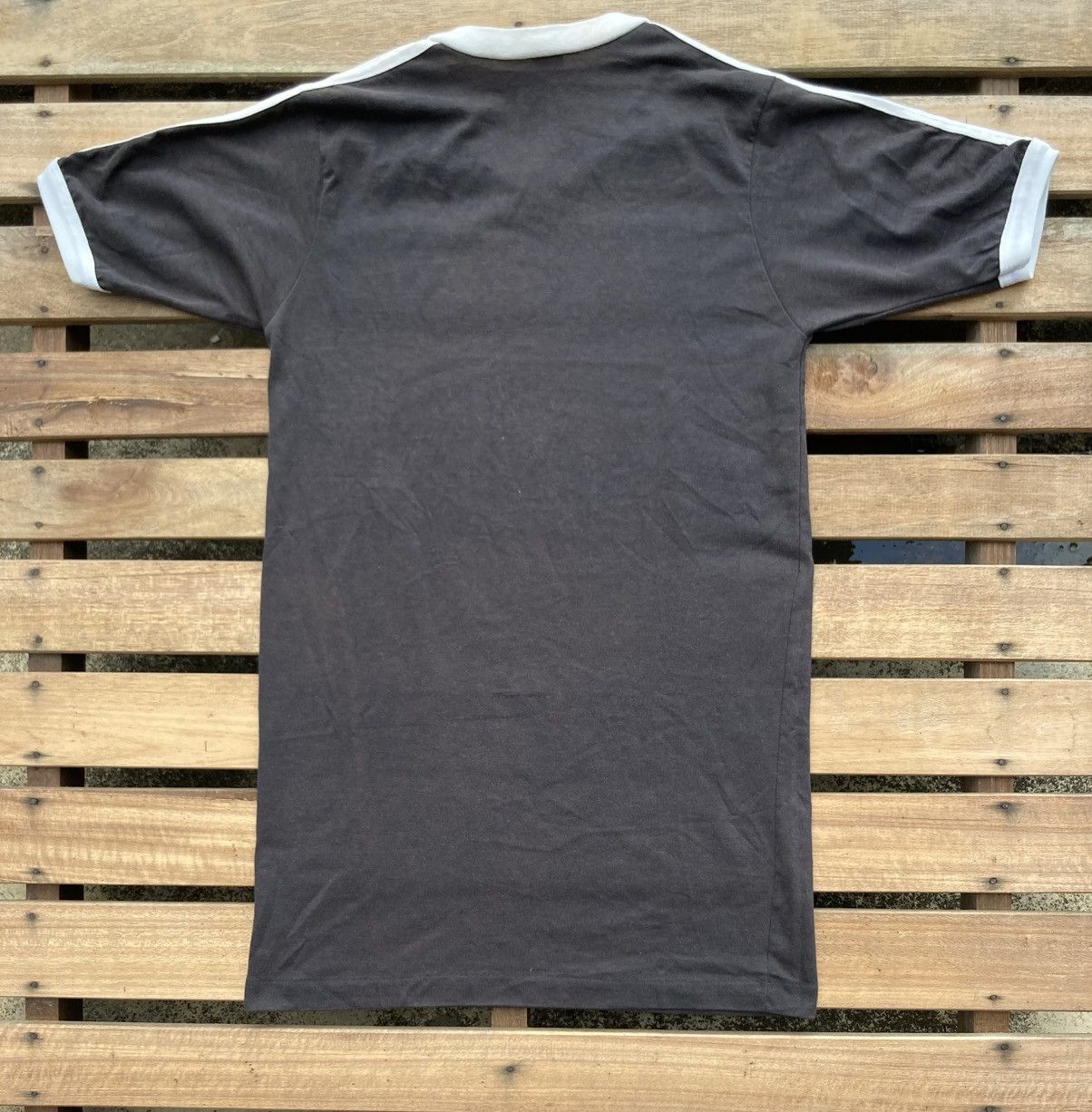 Vintage Vintage 80s Adidas Trefoil Logo V-neck T shirt Size US M / EU 48-50 / 2 - 3 Thumbnail