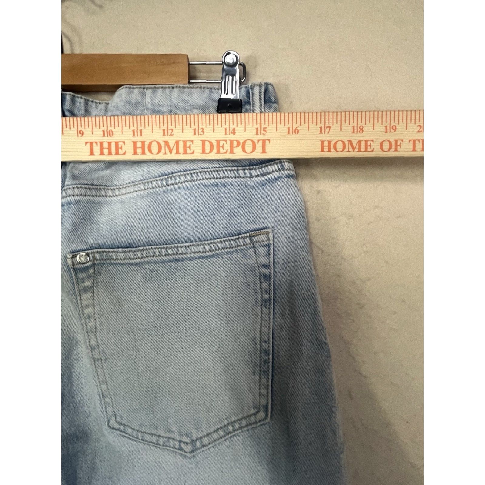 H&M H&M Jeans Distressed 29 X 32 Regular Fit Light Blue 5-Pocket Denim Cotton Blend Men Jeans Skinny Coupe Moulante See Pics Mens Size US 29 - 3 Thumbnail