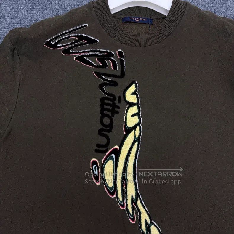 Louis Vuitton Louis Vuitton 23 FW flocked monogrammed embroidered logo s Size US M / EU 48-50 / 2 - 6 Thumbnail
