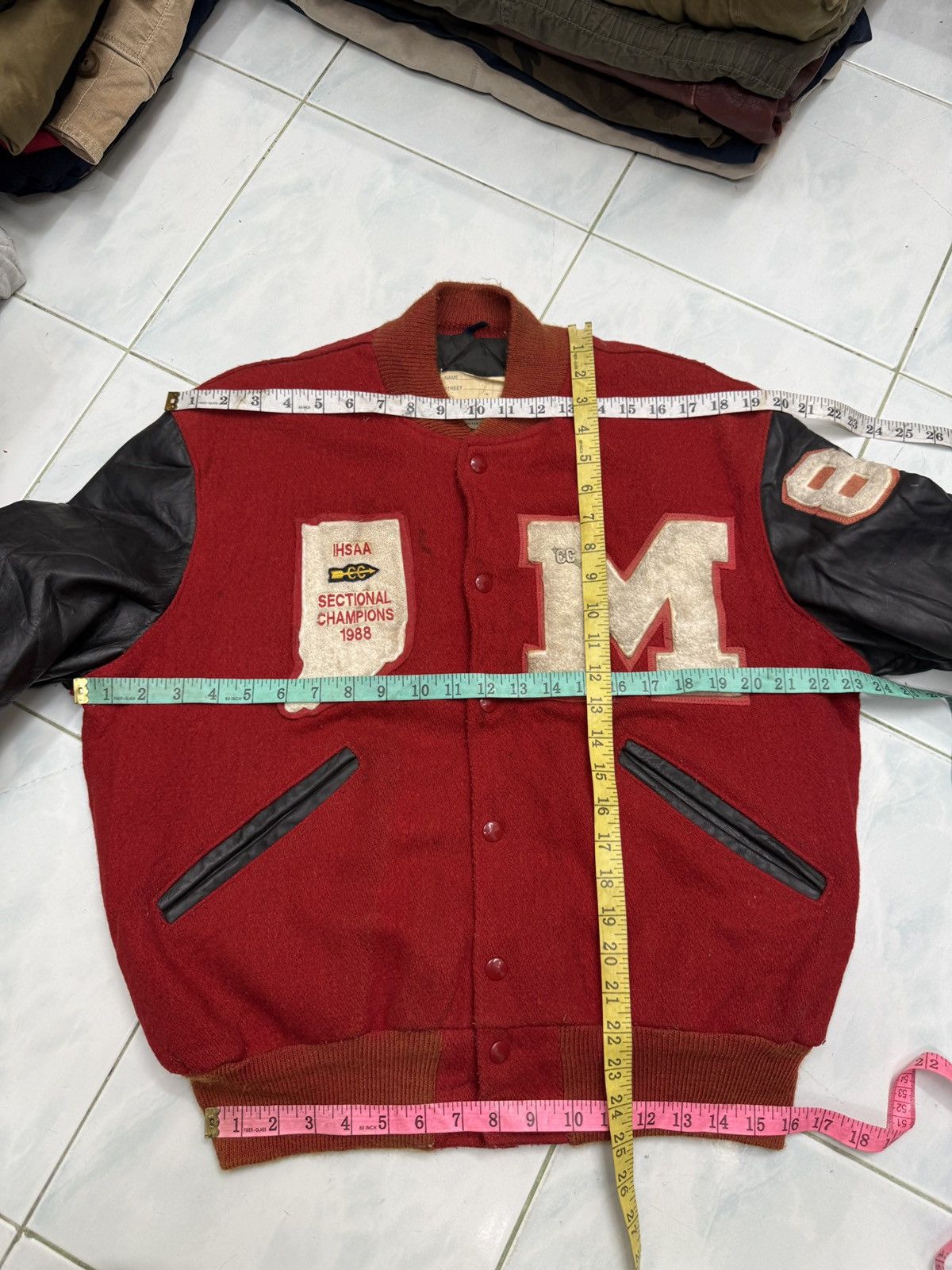 Delong 🔥🔥🔥ARCHIVE VINTAGE DELONG VARSITY JACKET Size US M / EU 48-50 / 2 - 17 Thumbnail