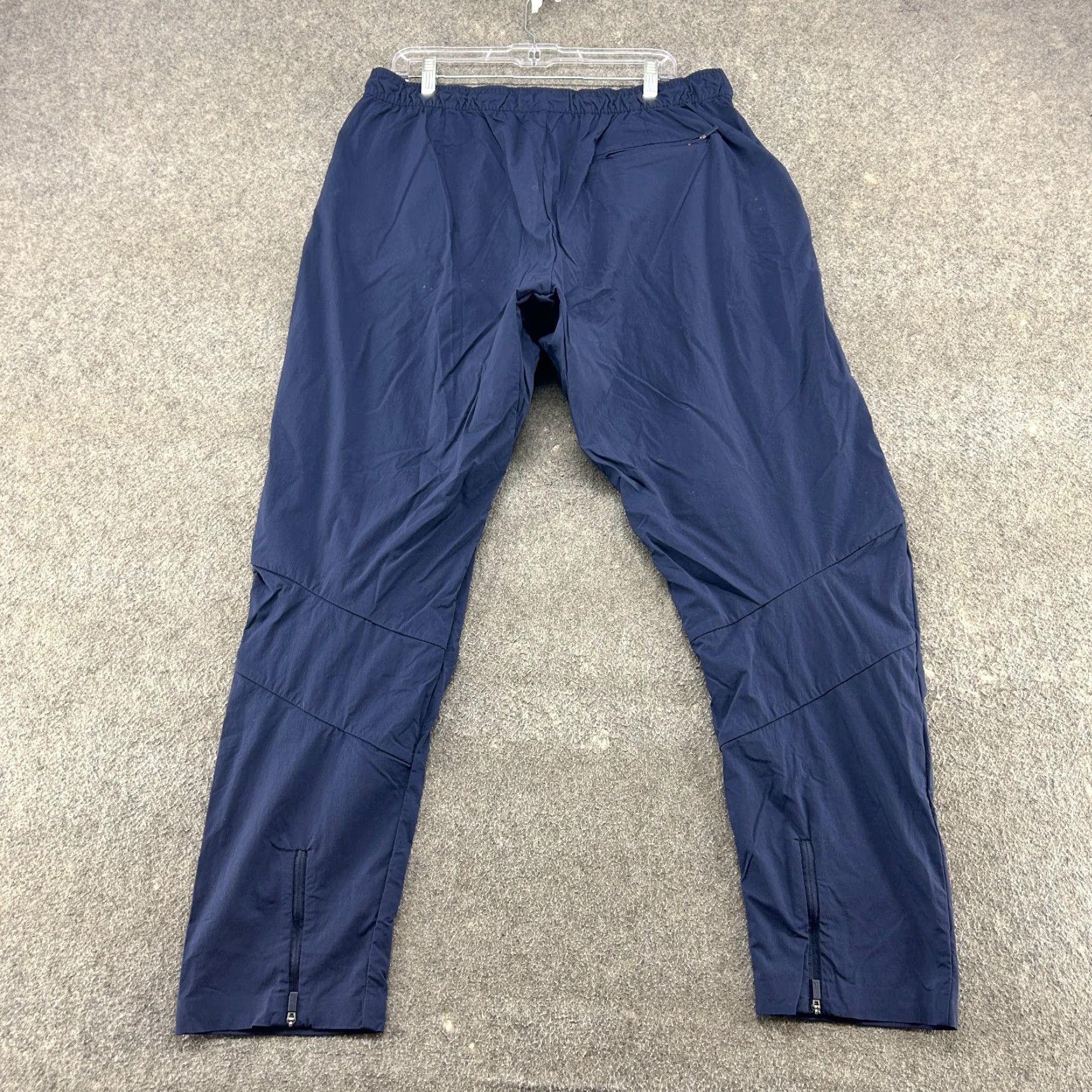 Jordan Brand Air Jordan Pants Mens 2XL Blue Navy Jogger Nylon Stretch Logo Jumpman Activewear Equipment? Size US 39 - 4 Thumbnail