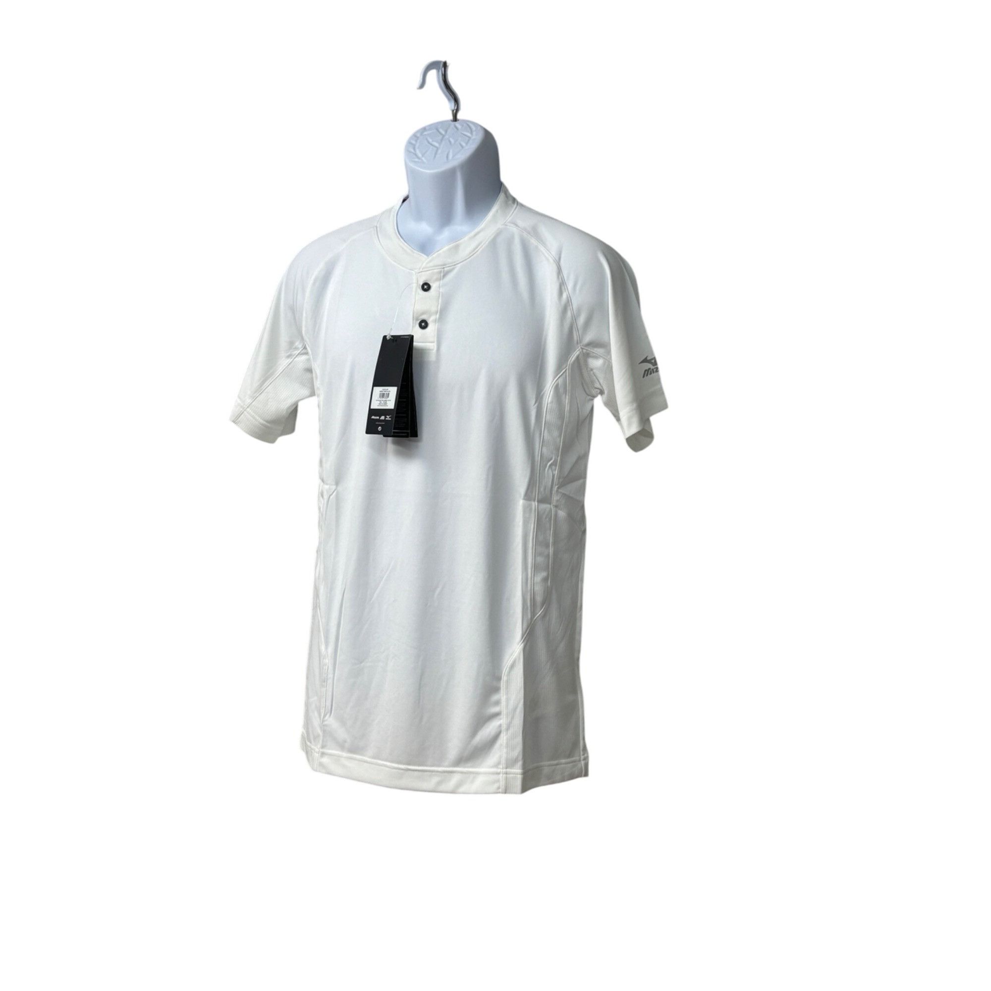 Mizuno Mizuno Men’s Elite 2-Button Baseball Jersey 350527, White, Size US S / EU 44-46 / 1 - 1 Thumbnail