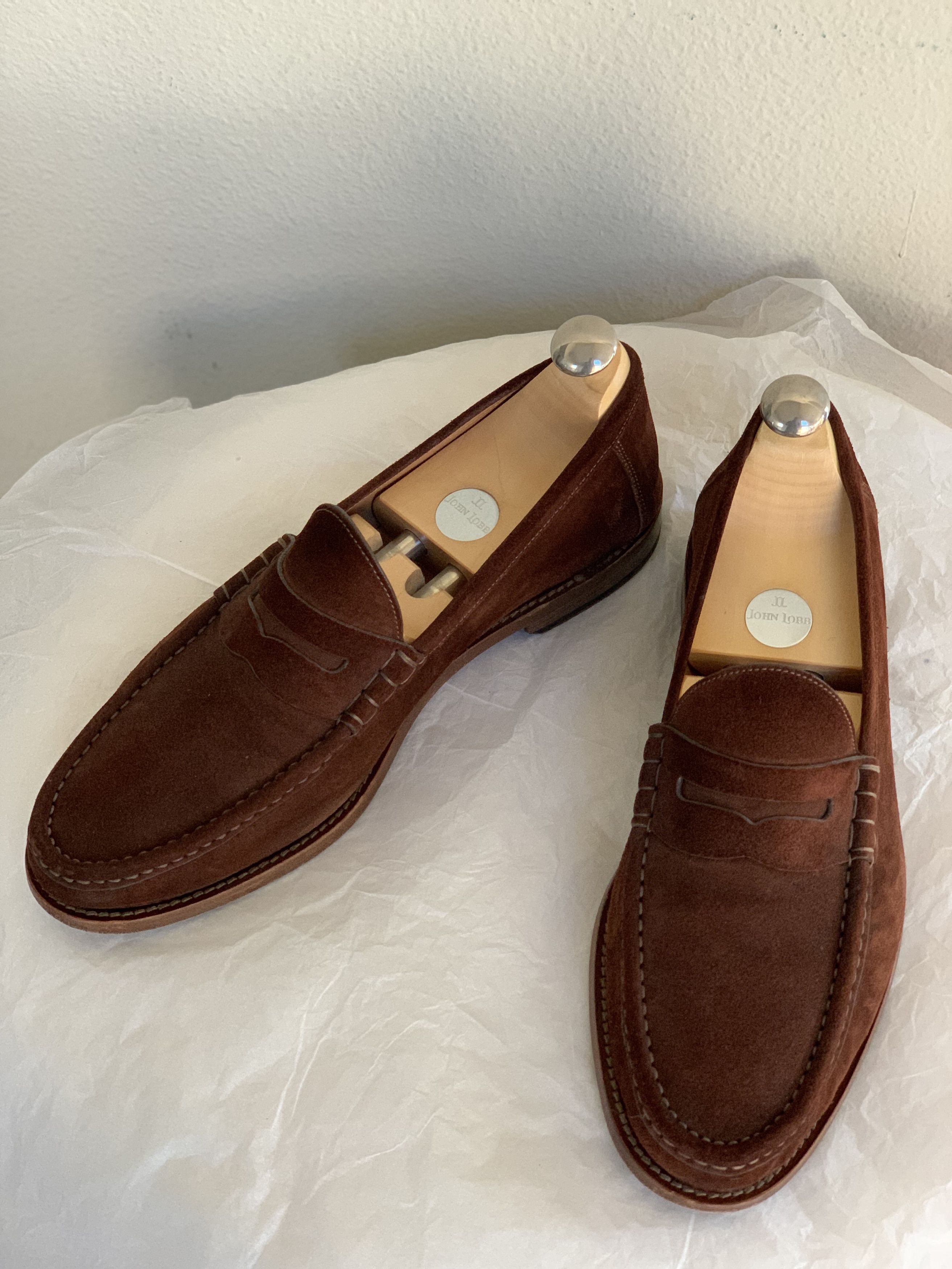 Polo Ralph Lauren Suede Loafers Size US 11 / EU 44 - 1 Thumbnail