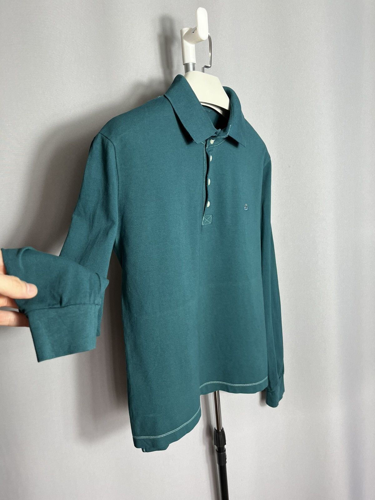 Vivienne Westwood Vivienne Westwood polo shirt long sleeve cotton mens button Size US L / EU 52-54 / 3 - 3 Thumbnail