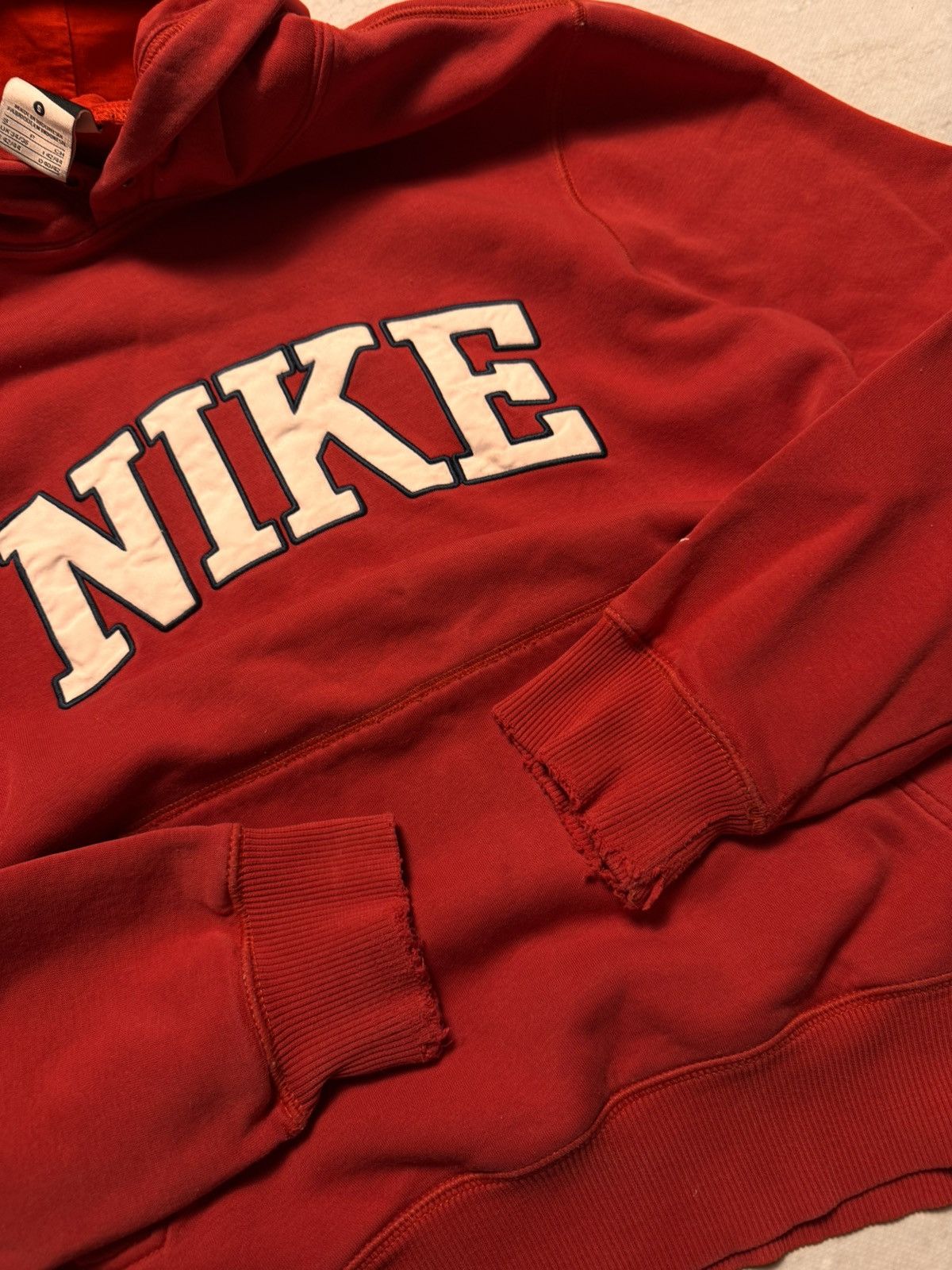Nike × Vintage NIKE VINTAGE CENTER LOGO OVERSIZE BOXY HOODIE Size US S / EU 44-46 / 1 - 6 Thumbnail