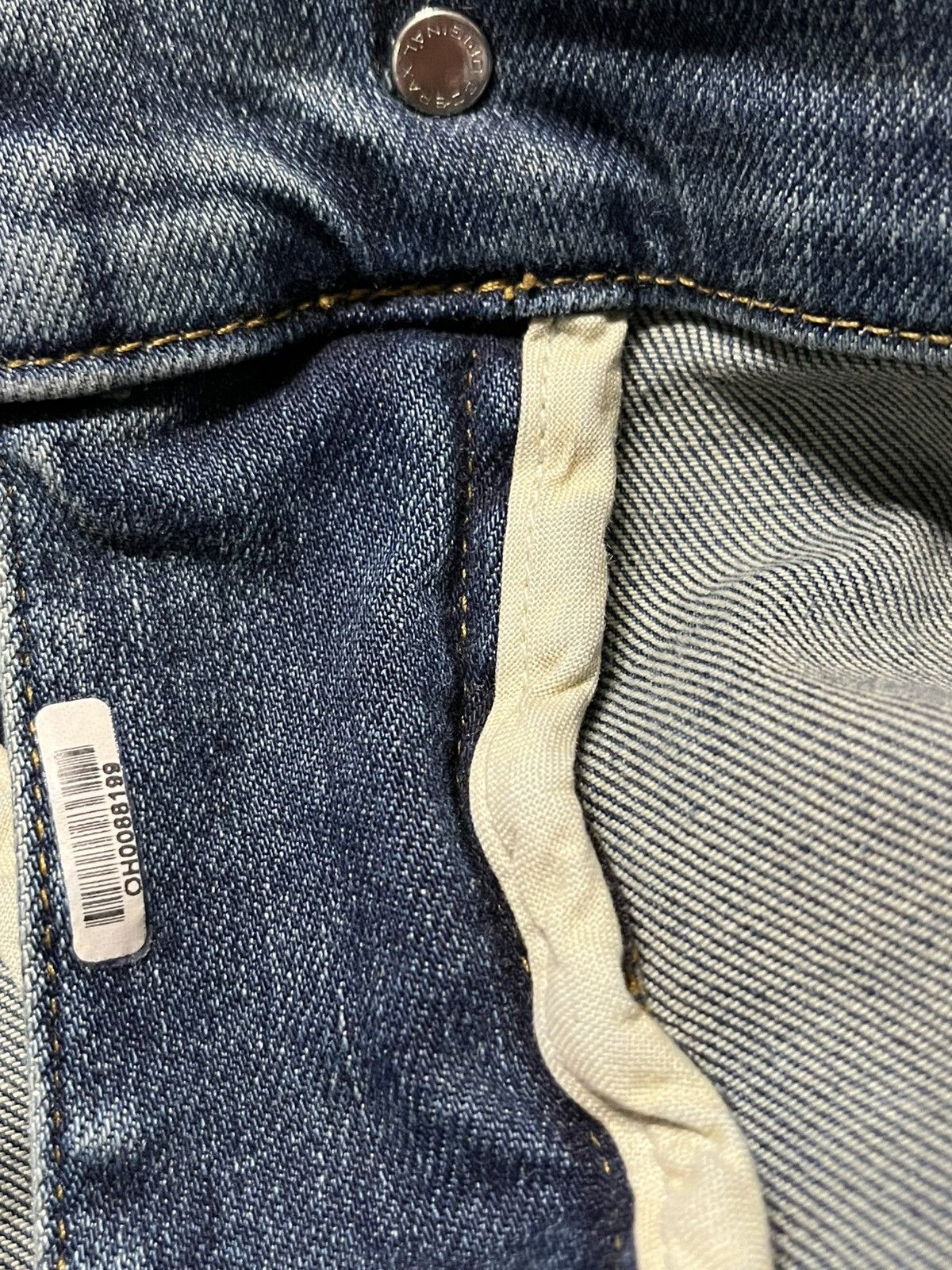 Amiri AUTHENTIC AMIRI JEANS DENIM PANTS RIPS AND RUFFLES MENS 38 Size US 38 / EU 54 - 14 Thumbnail