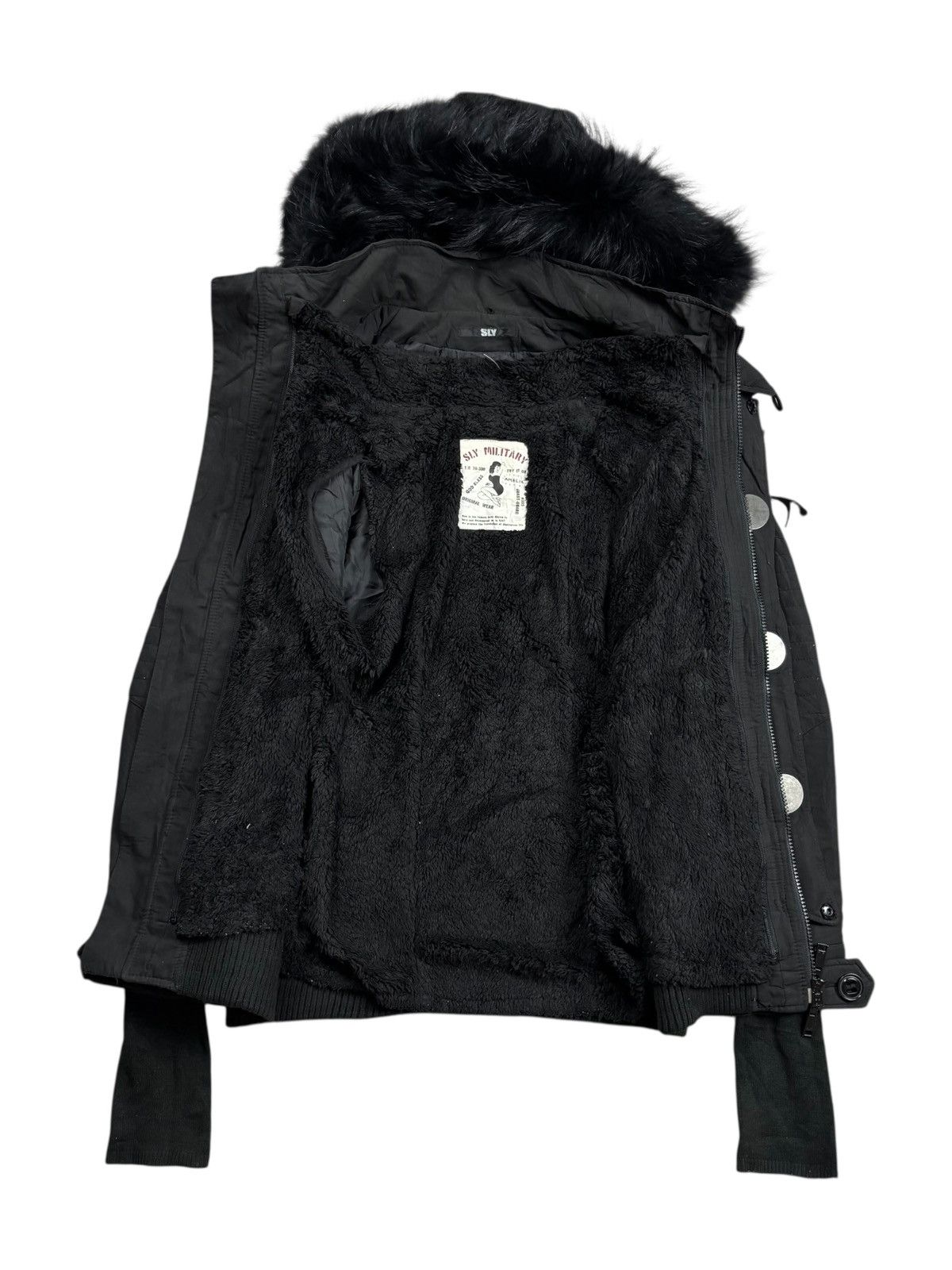 Tornado Mart 2000s SLY - Vkei Style Fur Hoodie Jacket Size US M / EU 48-50 / 2 - 2 Thumbnail