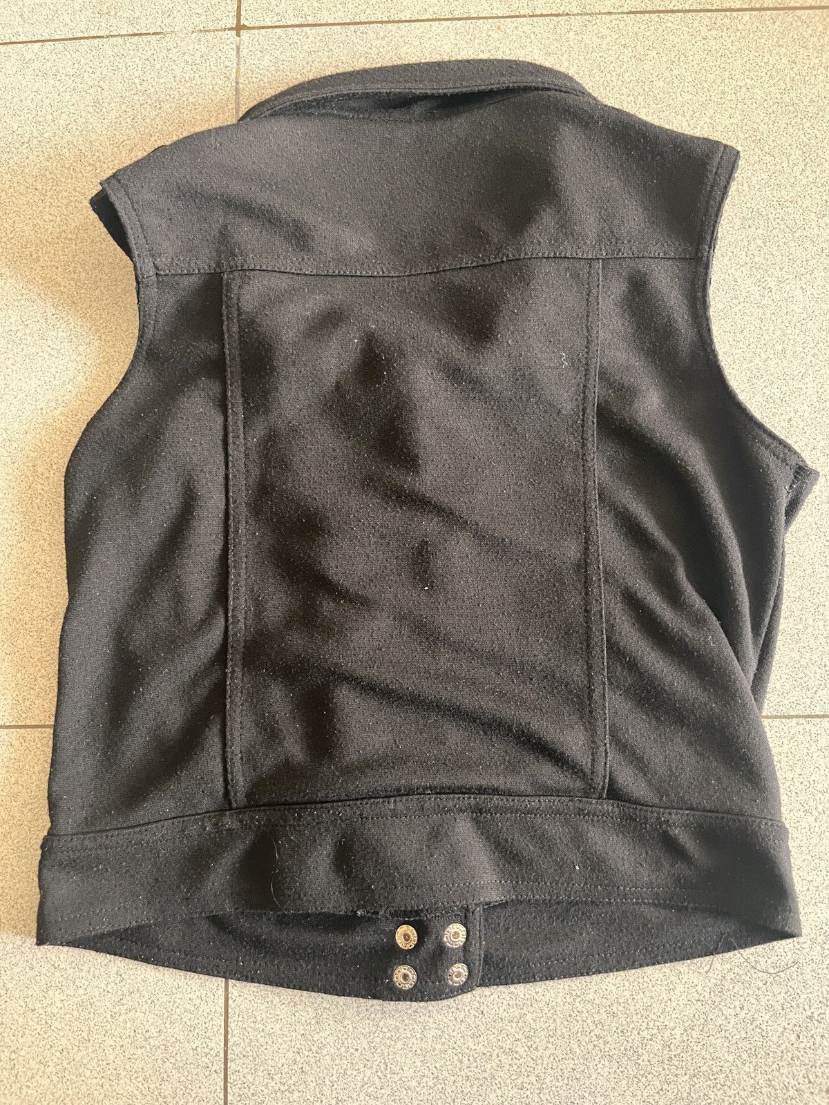 Vintage Black studded vest Size S / US 4 / IT 40 - 3 Thumbnail