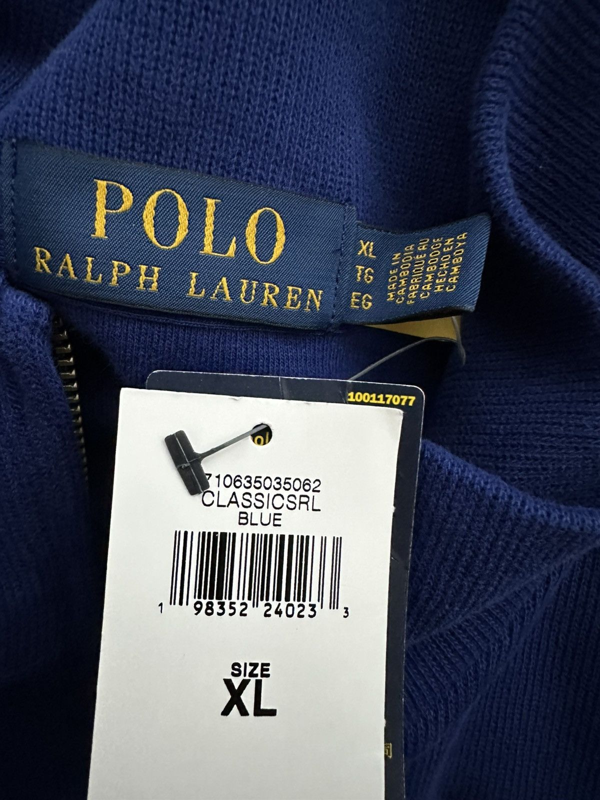 Vintage Polo Ralph Lauren Pony Logo 1/4 Zip Sweater Sweatshirt Size US XL / EU 56 / 4 - 6 Thumbnail