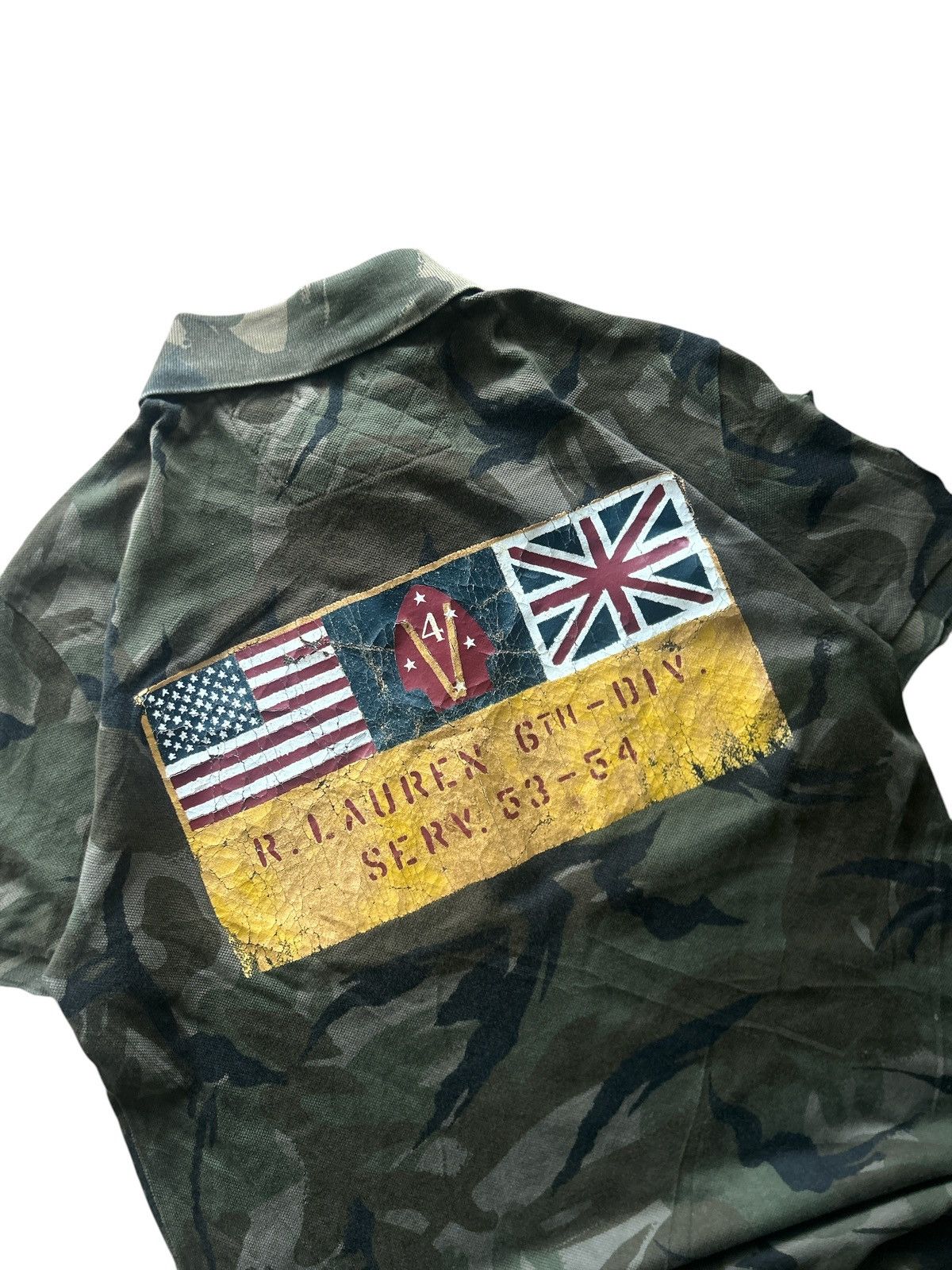 Polo Ralph Lauren 💥RARE💥 Polo Ralph Lauren Limited Edition Military Camo Polo Size US S / EU 44-46 / 1 - 5 Thumbnail