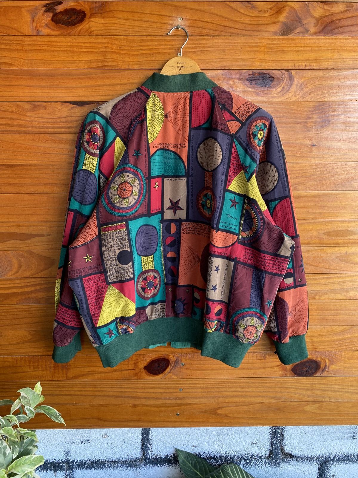 Japanese Brand Vintage Japanese Reversible Bomber Green Flight Jacket Size US L / EU 52-54 / 3 - 10 Thumbnail