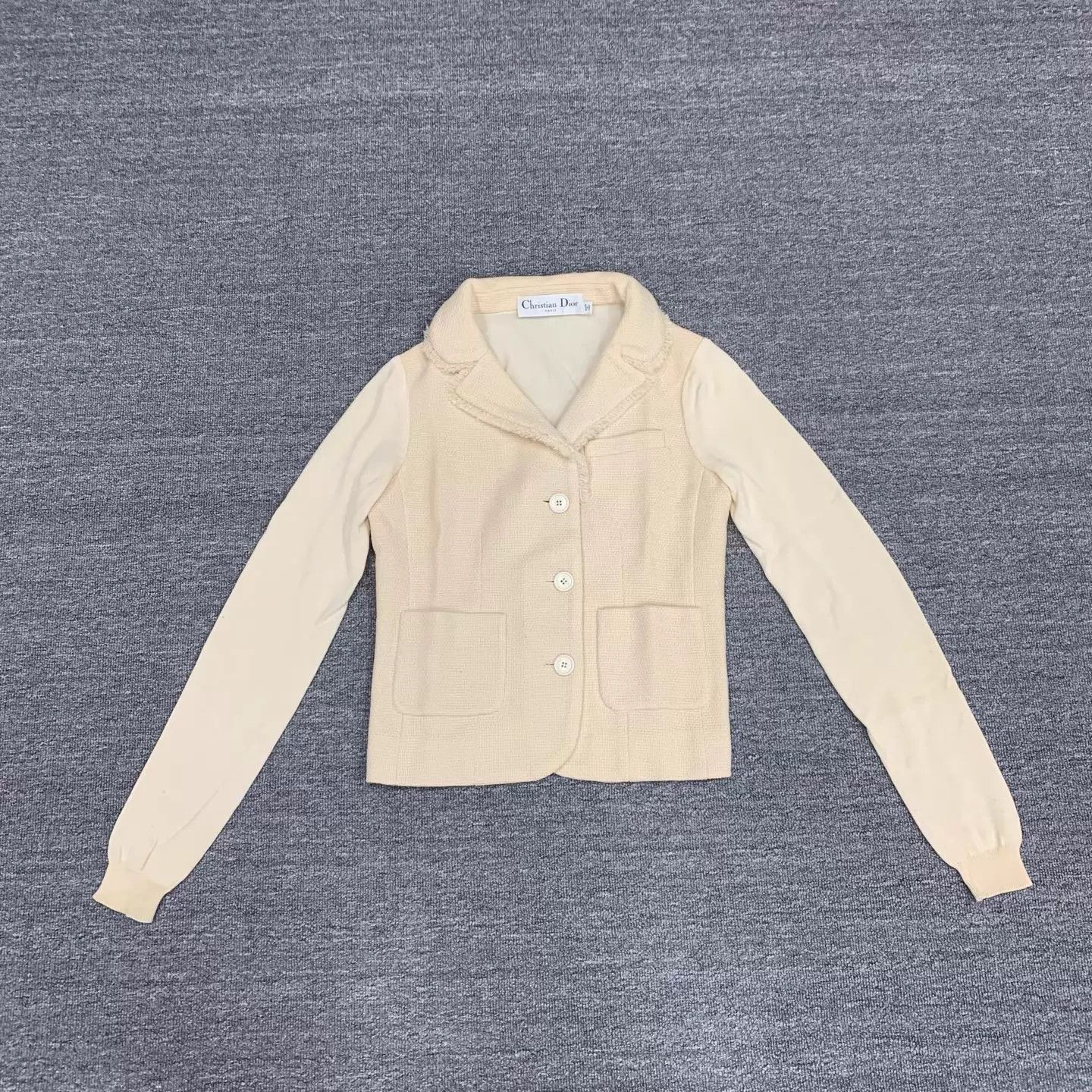 Dior Dior Ivory Wool & Silk Cardigan 38 95 New Size S / US 4 / IT 40 - 1 Thumbnail
