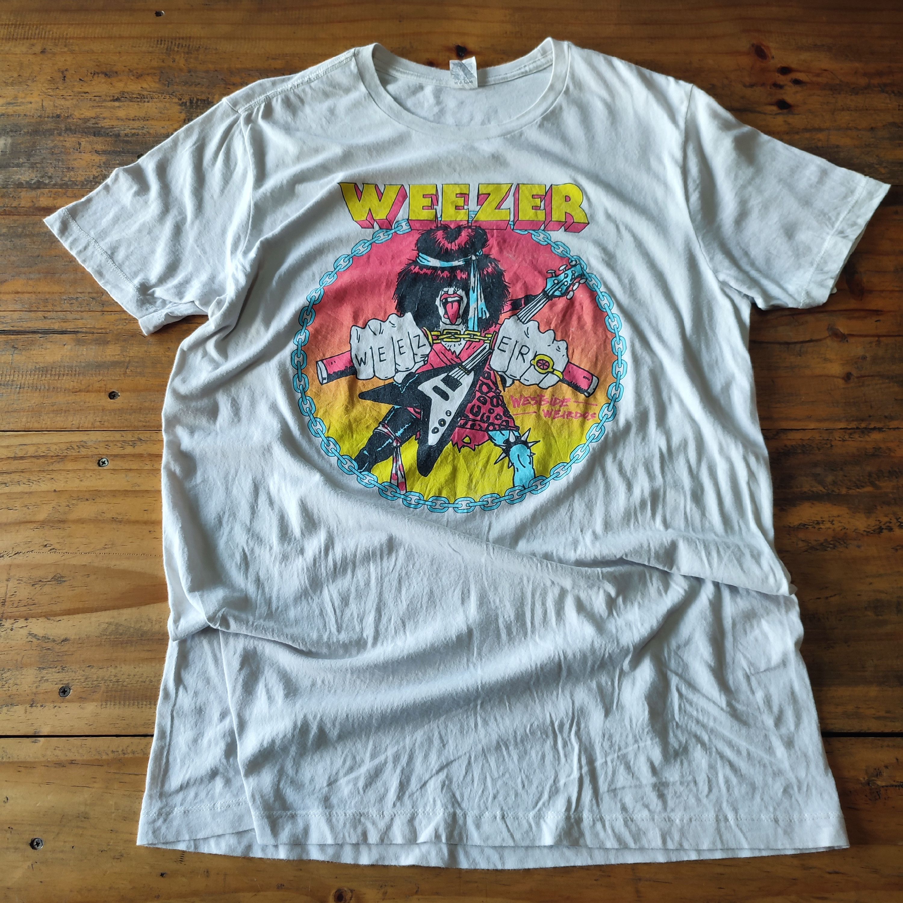 Band Tees × Vintage WEEZER T SHIRT Size US L / EU 52-54 / 3 - 2 Thumbnail