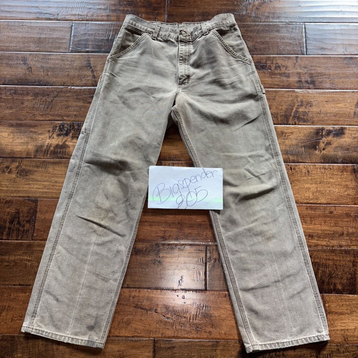 Carhartt Vintage 1998 Carhartt B12CHT RARE brown pant 32x32 USA Union Size US 32 / EU 48 - 1 Thumbnail