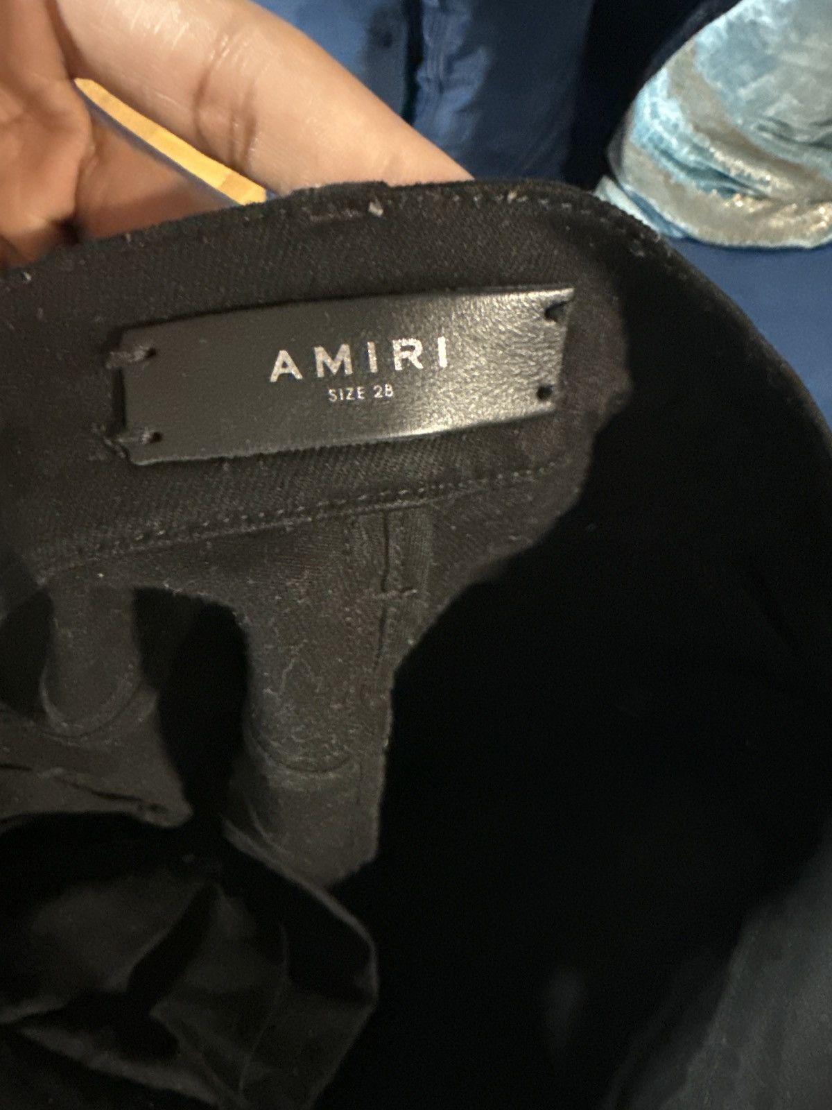 Amiri AMIRI GOLD GLITTER STRIPE BLACK DENIM Size US 28 / EU 44 - 9 Thumbnail