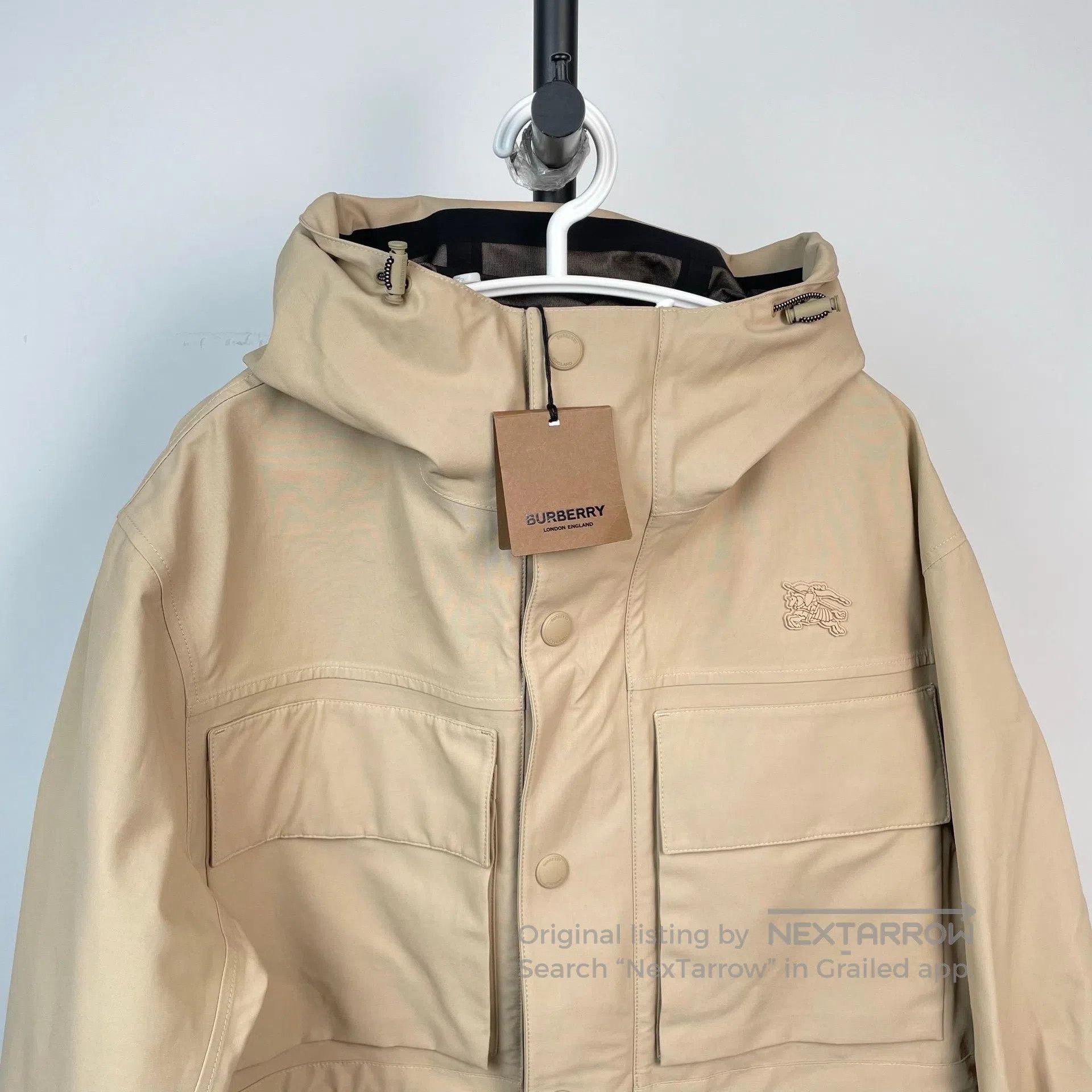 Burberry Burberry Khaki Windproof Coat Cotton Polyester Blend Windp Size US XL / EU 56 / 4 - 5 Thumbnail