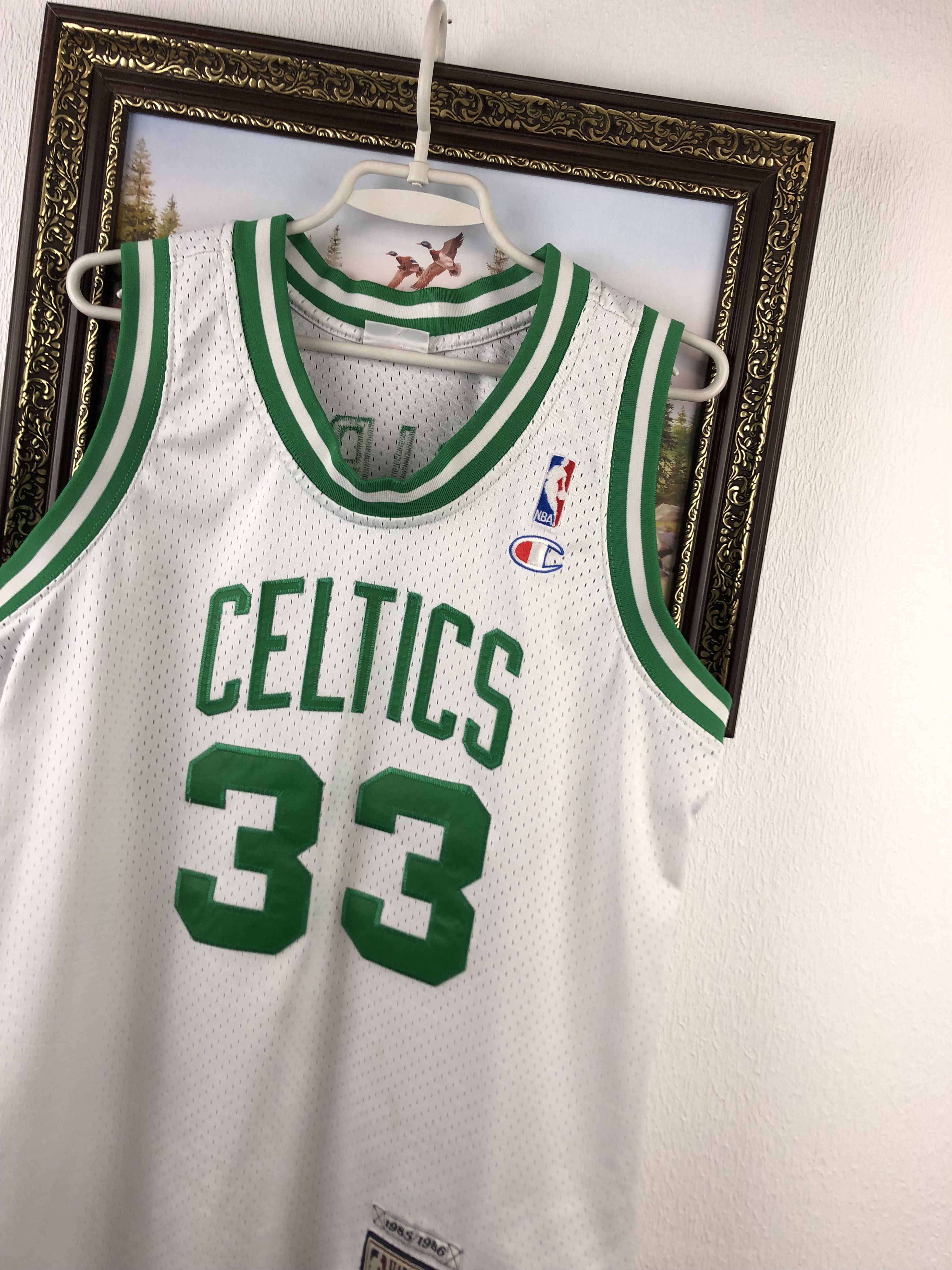 Champion Vintage Boston Celtics Larry Bird Basketball Jersey Tee Hype Size US S / EU 44-46 / 1 - 4 Thumbnail