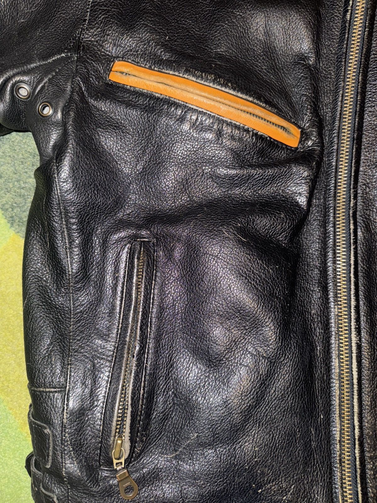 Vintage Vintage RABERG biker jacket Size US L / EU 52-54 / 3 - 4 Thumbnail