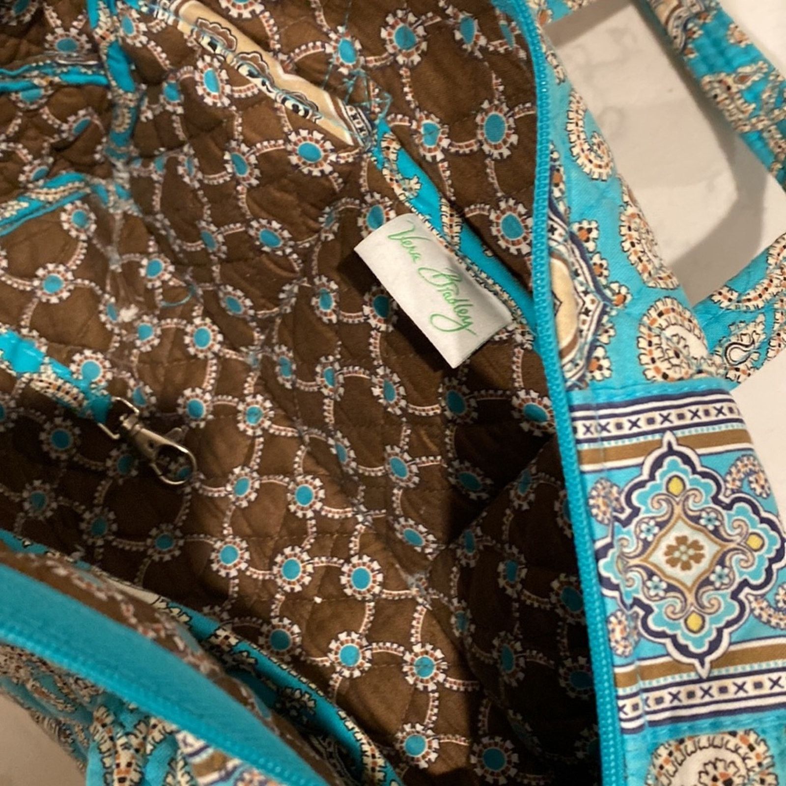 Vera Bradley Vera Bradley Totally Turq Rectangular Shoulder bag Y2K Size ONE SIZE - 10 Thumbnail