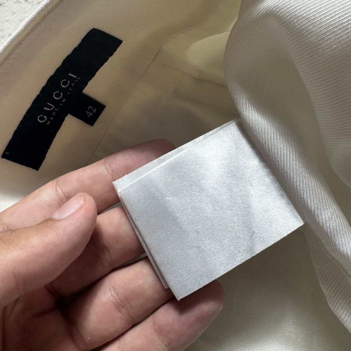Gucci vintage gucci x tom ford white denim midi skirt Size 28" / US 6 / IT 42 - 6 Thumbnail