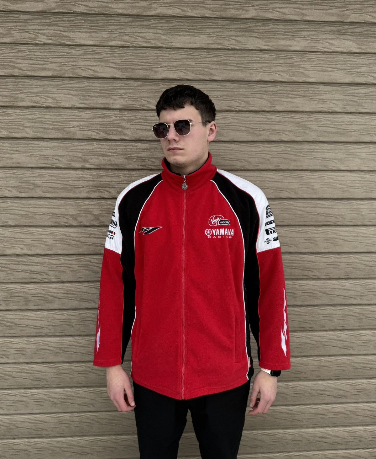 Yamaha Yamaha Racing R1 Fleece Jacket Vintage Virgin Mobile Men L Size US L / EU 52-54 / 3 - 2 Thumbnail