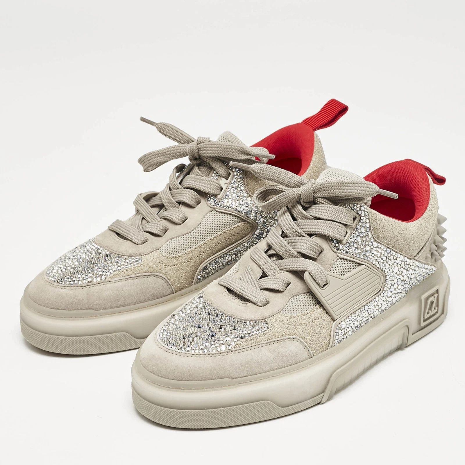 Christian Louboutin o1bcso1str0326 Sneakers in Beige Size US 11.5 / EU 44-45 - 3 Thumbnail