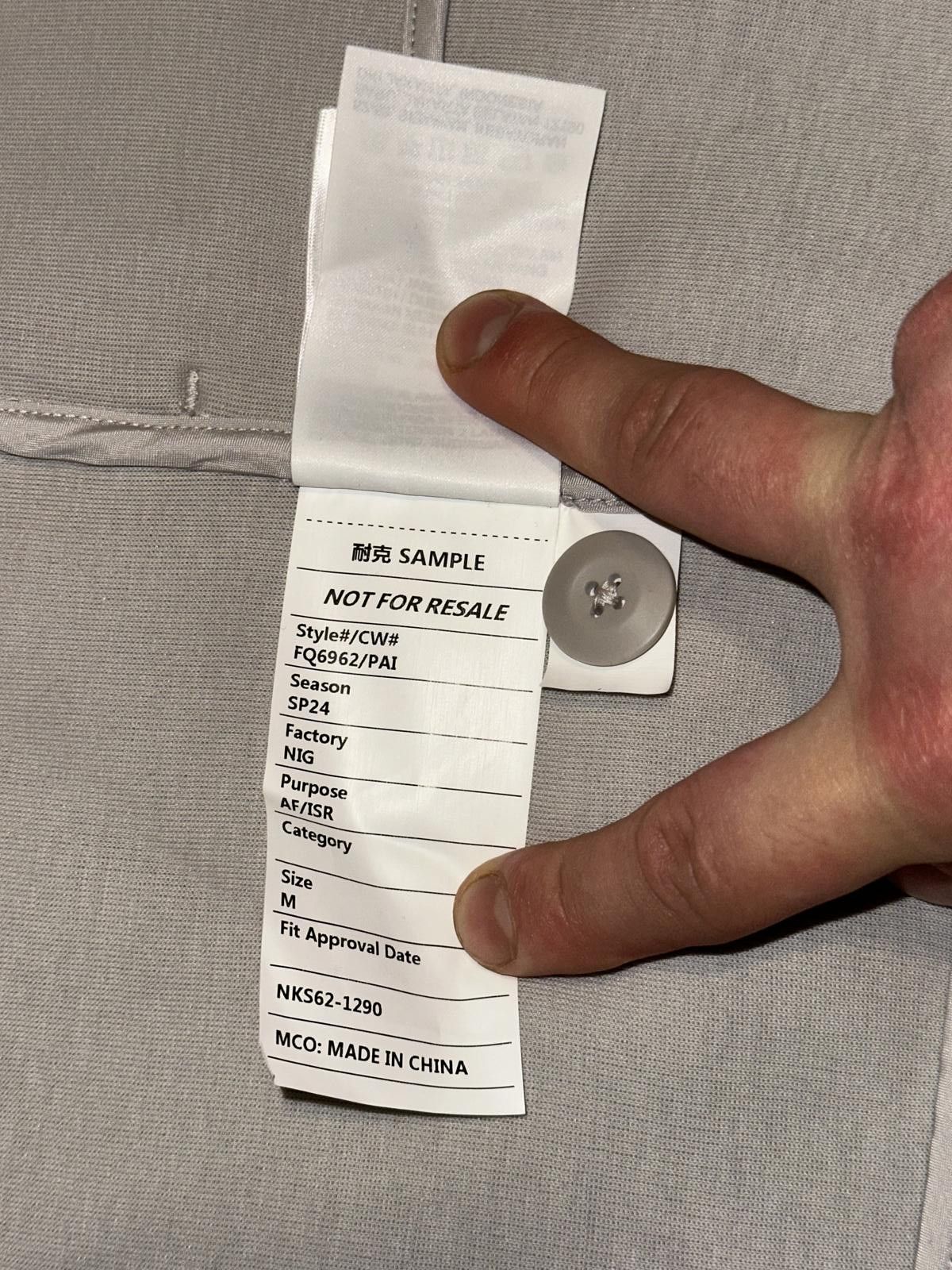 Nike Nike Men’s Sportswear Tech Fleece Reimagined Loose Fit Trench Coat Sample Size US M / EU 48-50 / 2 - 12 Thumbnail