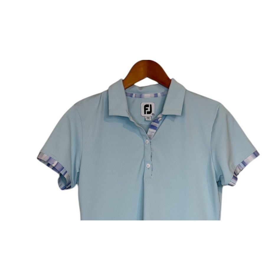 Footjoy FootJoy Polo Shirt Women Small Sky Blue Golf ProDry Size S / US 4 / IT 40 - 2 Thumbnail