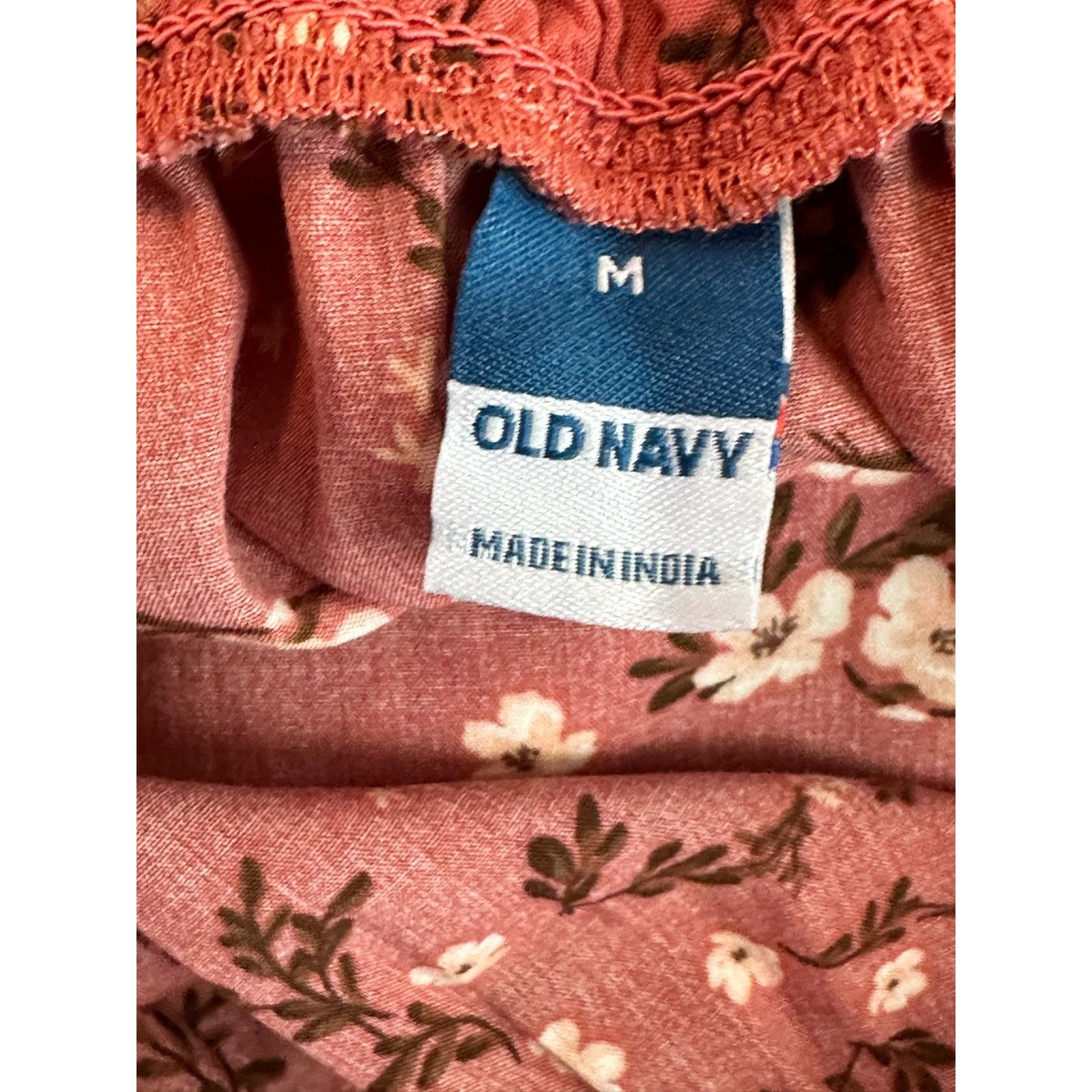 Old Navy Old Navy brown floral strappy summer top size M Size M / US 6-8 / IT 42-44 - 3 Thumbnail