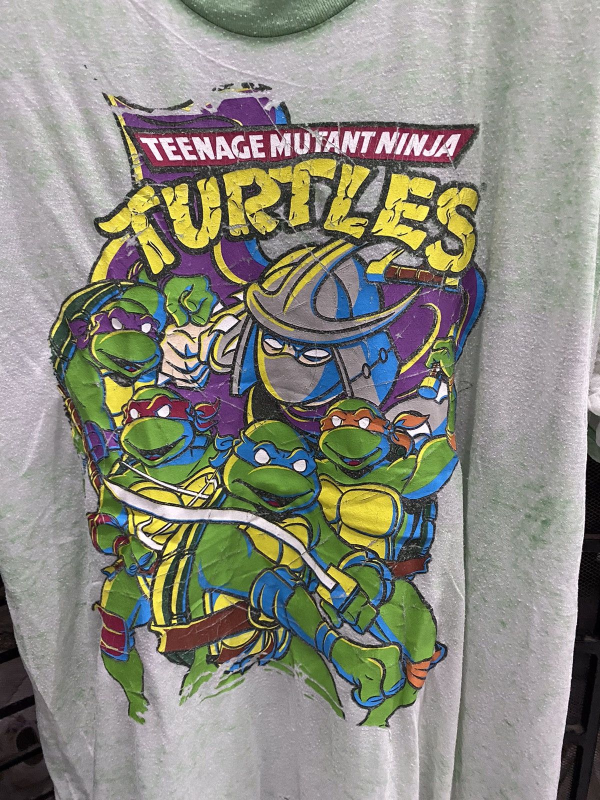 Nickelodeon × Vintage Vintage thrashed teenage mutant ninja turtle tee Size US L / EU 52-54 / 3 - 2 Thumbnail