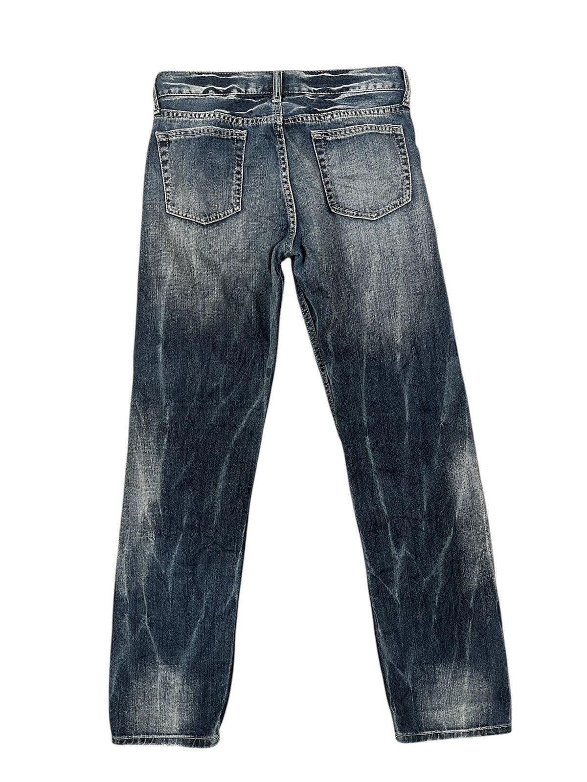 Japanese Brand Distressed Denim Theoria Japan Size US 30 / EU 46 - 2 Thumbnail