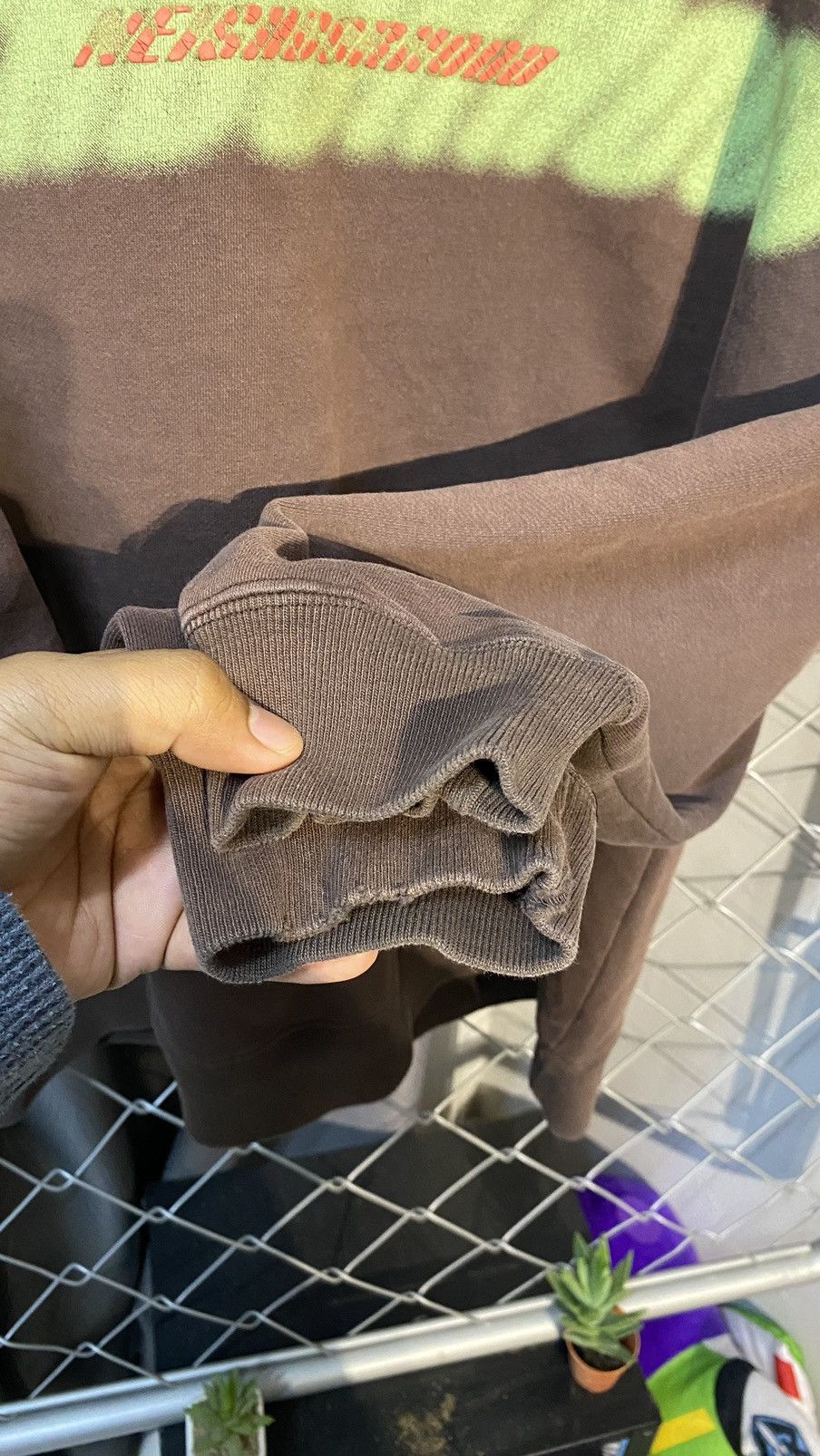Japanese Brand × Neighborhood × Vintage Beautiful Sunfaded NEIGHBORHOOD MOTION SKULL SWEATSHIRT Size US L / EU 52-54 / 3 - 7 Thumbnail