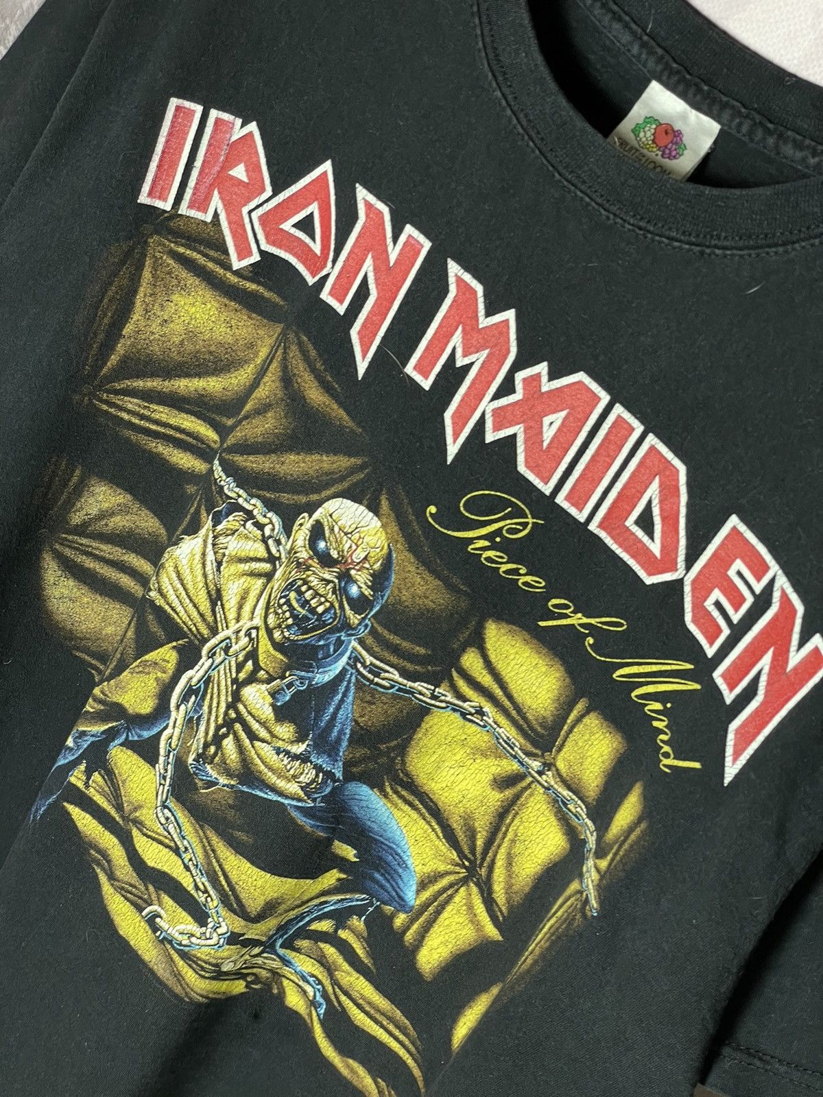 Band Tees × Iron Maiden × Vintage Iron Maiden 00s Vintage Piece Of Mind Rock Metal Album Tee Size US L / EU 52-54 / 3 - 8 Thumbnail