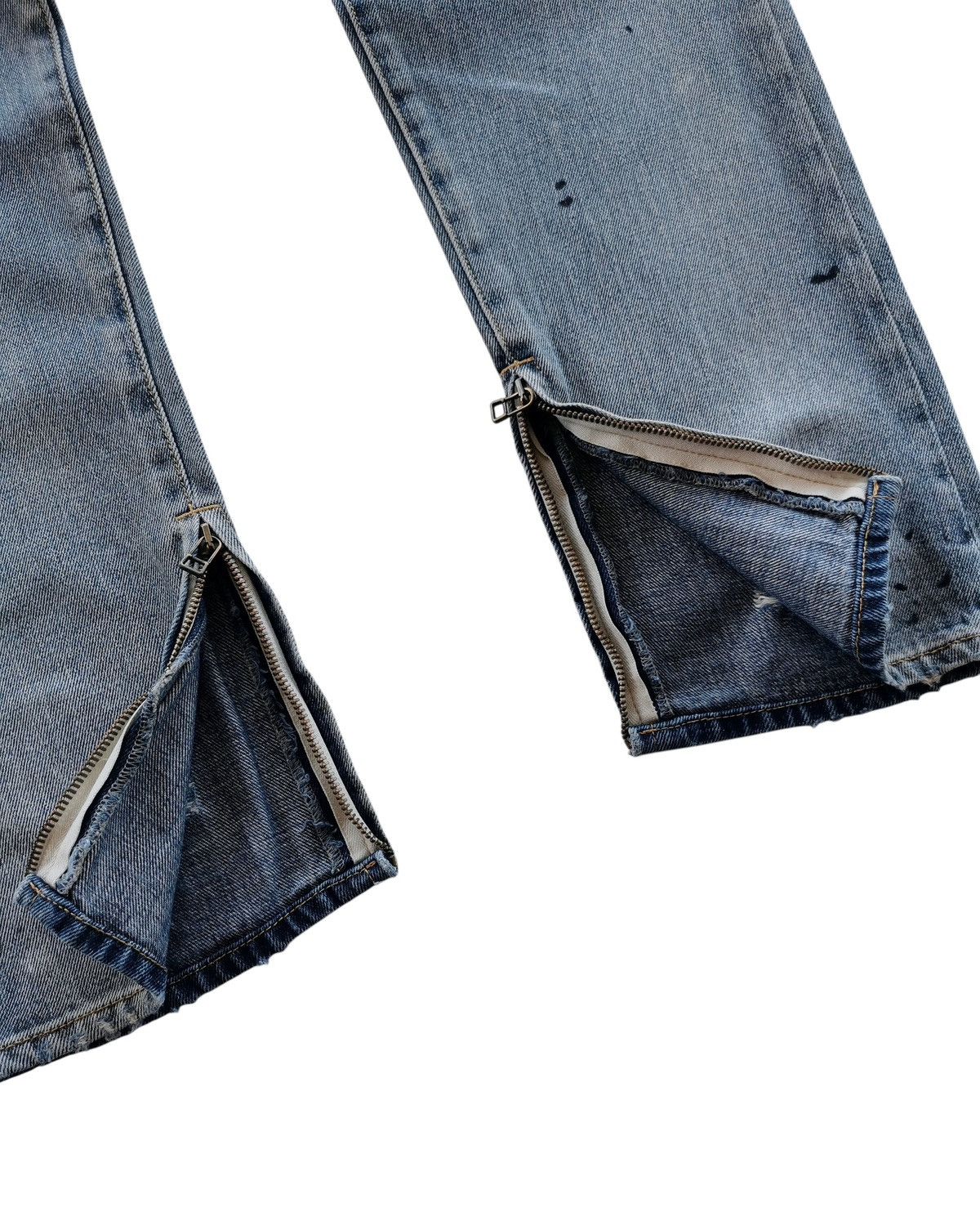 Ih Nom Uh Nit Ih Nom Uh Nit Distressed Denim Jeans Style Saint Laurent Size US 31 - 6 Thumbnail