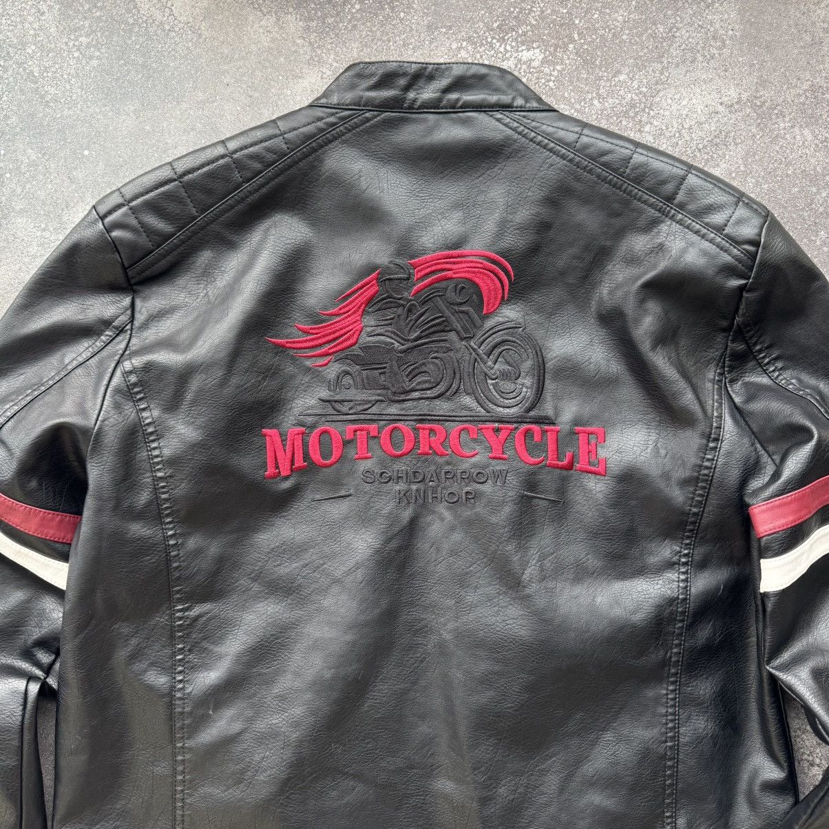 Hysteric Glamour Moto Racing Vintage Y2K Faux Leather Jacket Size US M / EU 48-50 / 2 - 15 Thumbnail