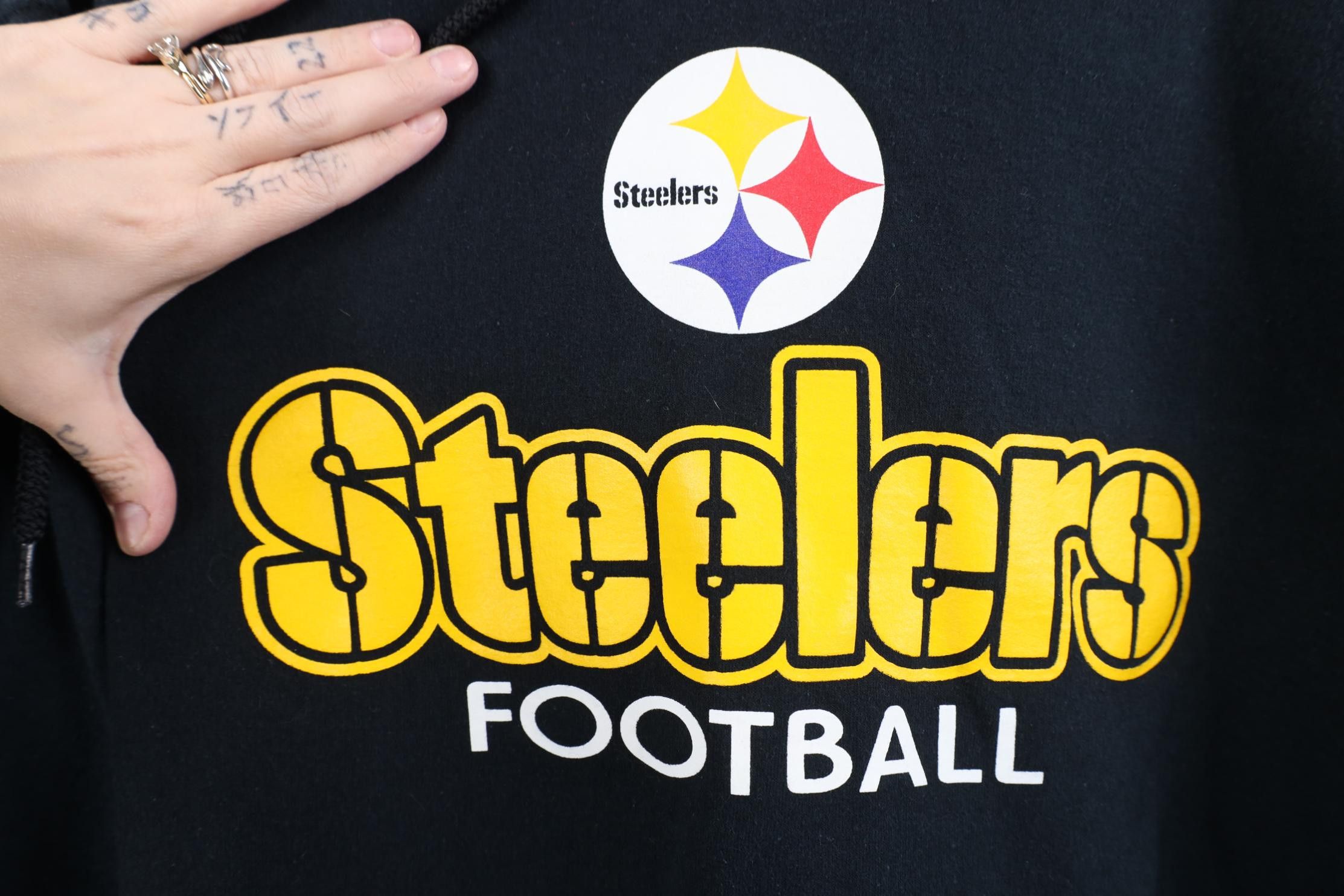 Vintage Vintage Pittsburgh Steelers Football Hoodie Sweatshirt Black Size US M / EU 48-50 / 2 - 4 Thumbnail