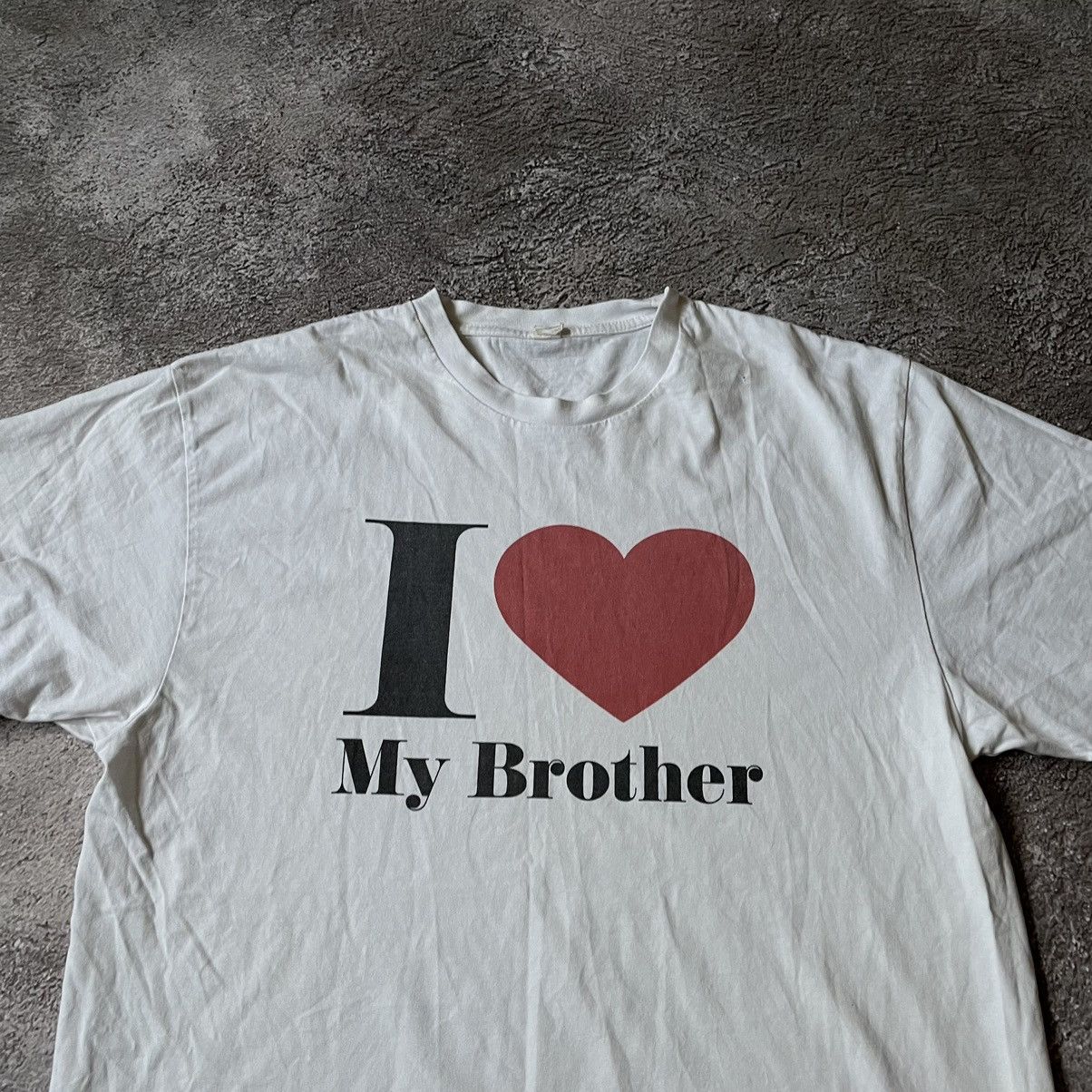 Vintage Vintage Y2K Graphic Tee I Love My Brother Funny Humor Swag L Size US L / EU 52-54 / 3 - 2 Thumbnail