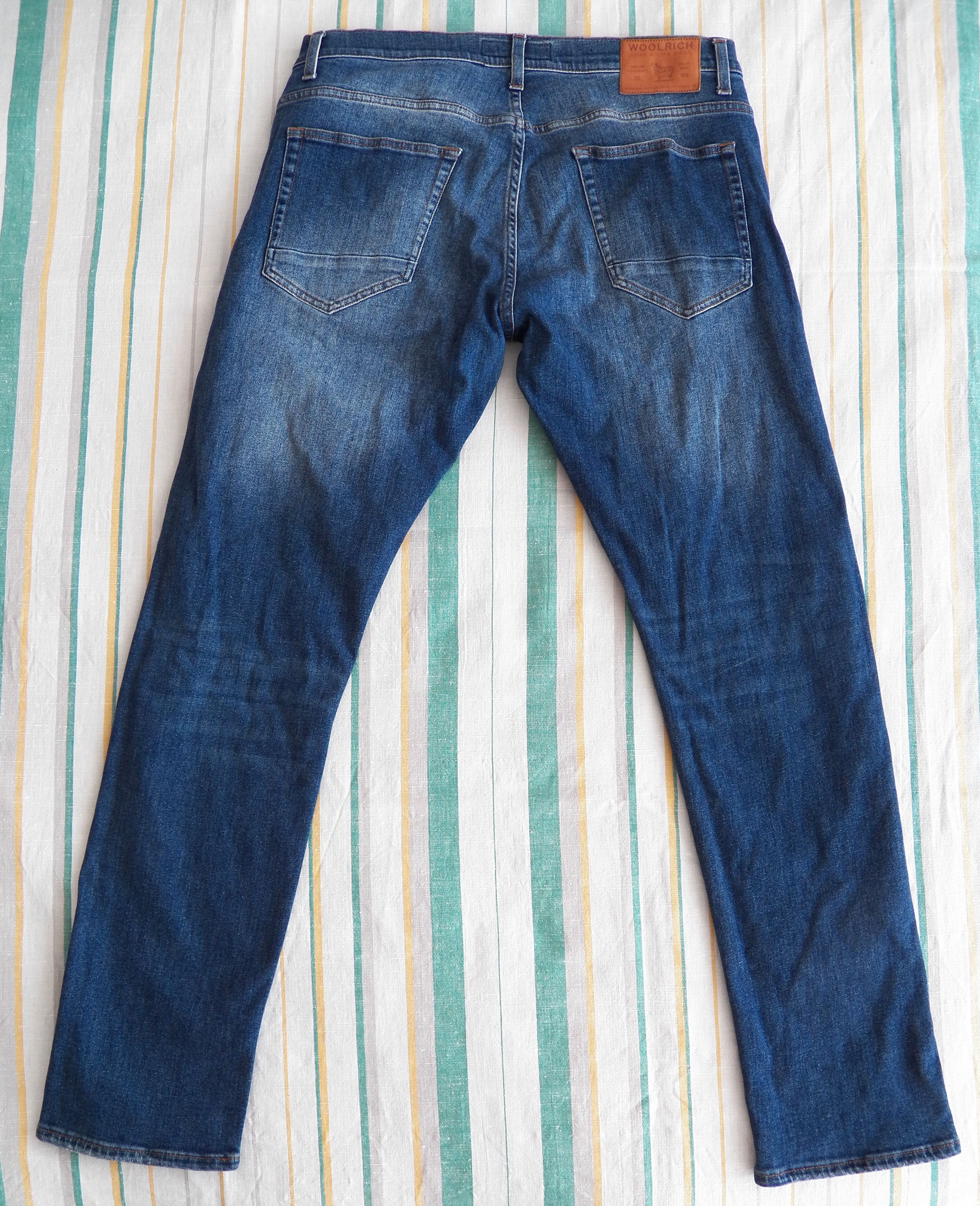 Woolrich Woolen Mills Woolrich Tapered Jeans W34 L32 Stretch Distressed Patch Size US 34 / EU 50 - 5 Thumbnail